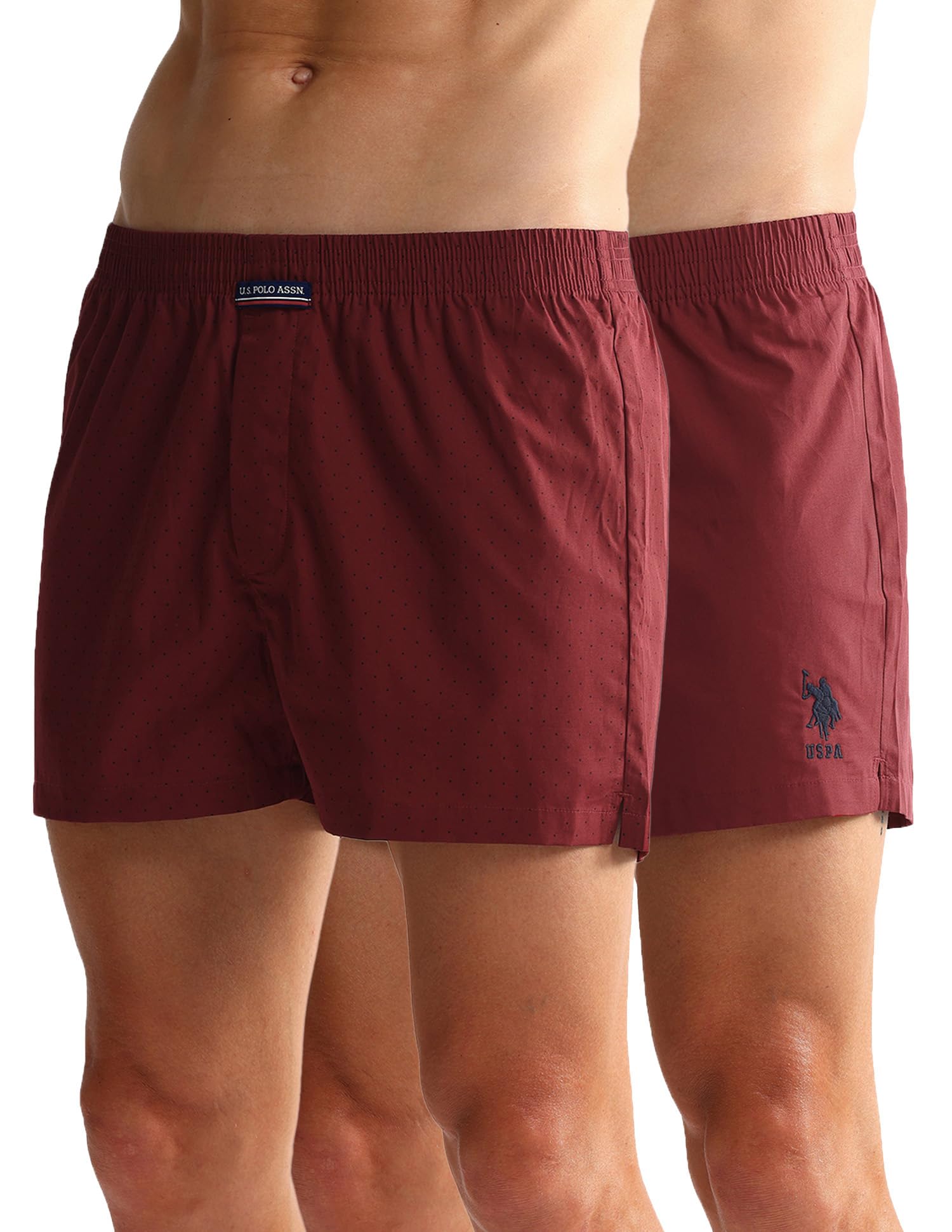 U. S. POLO ASSN. Men's Cotton Blend Boxer Shorts