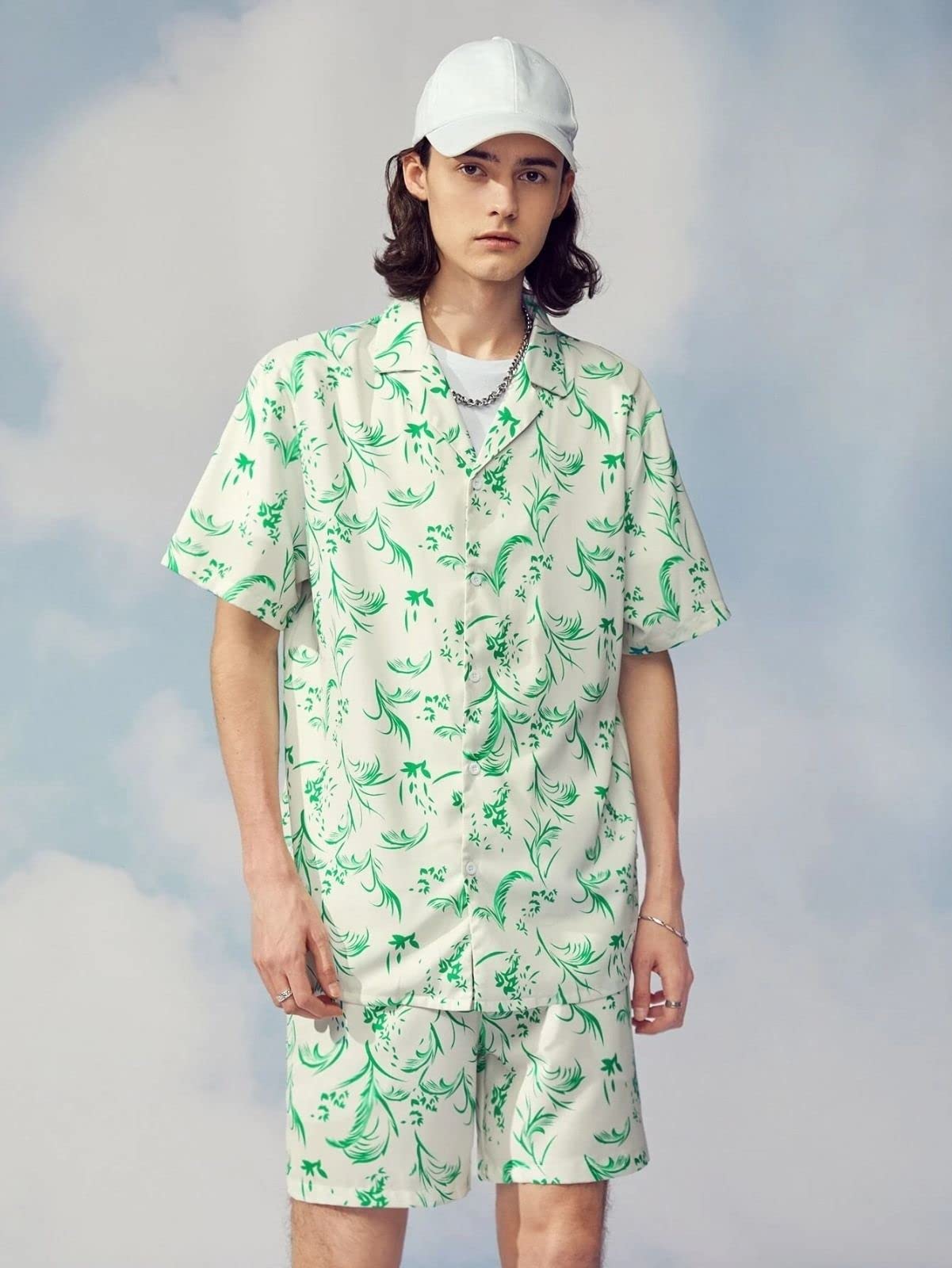 Leriya Fashion Unisex Tropical Printed Co-Ord Set - Image 3