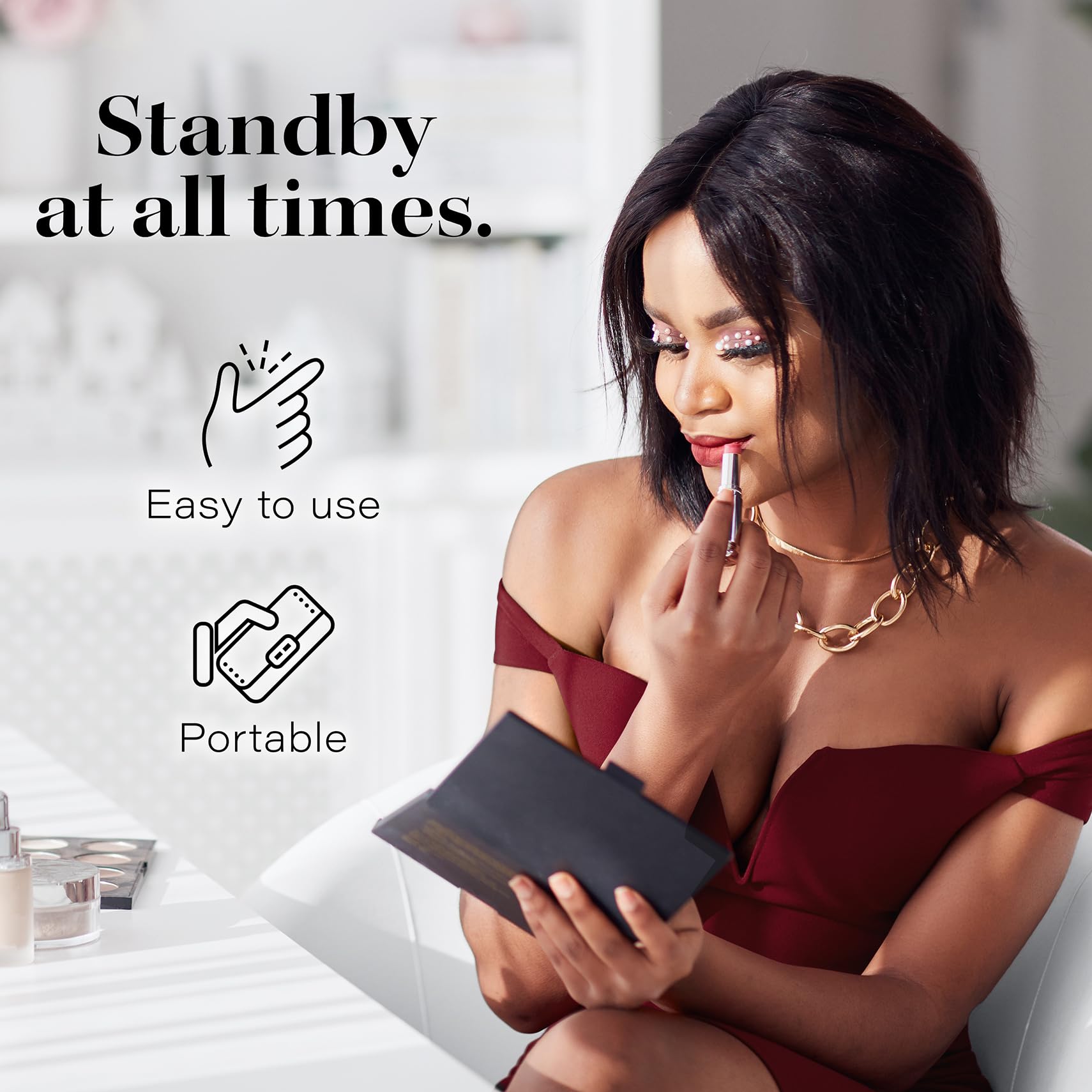 QUXIANG Women Nipple Covers Reusable Adhesive Silicone - Image 5