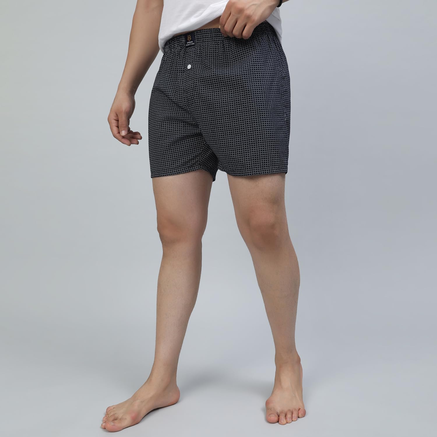 Urban Scottish Men Multi-Coloured Cotton Printed Boxers - Image 3