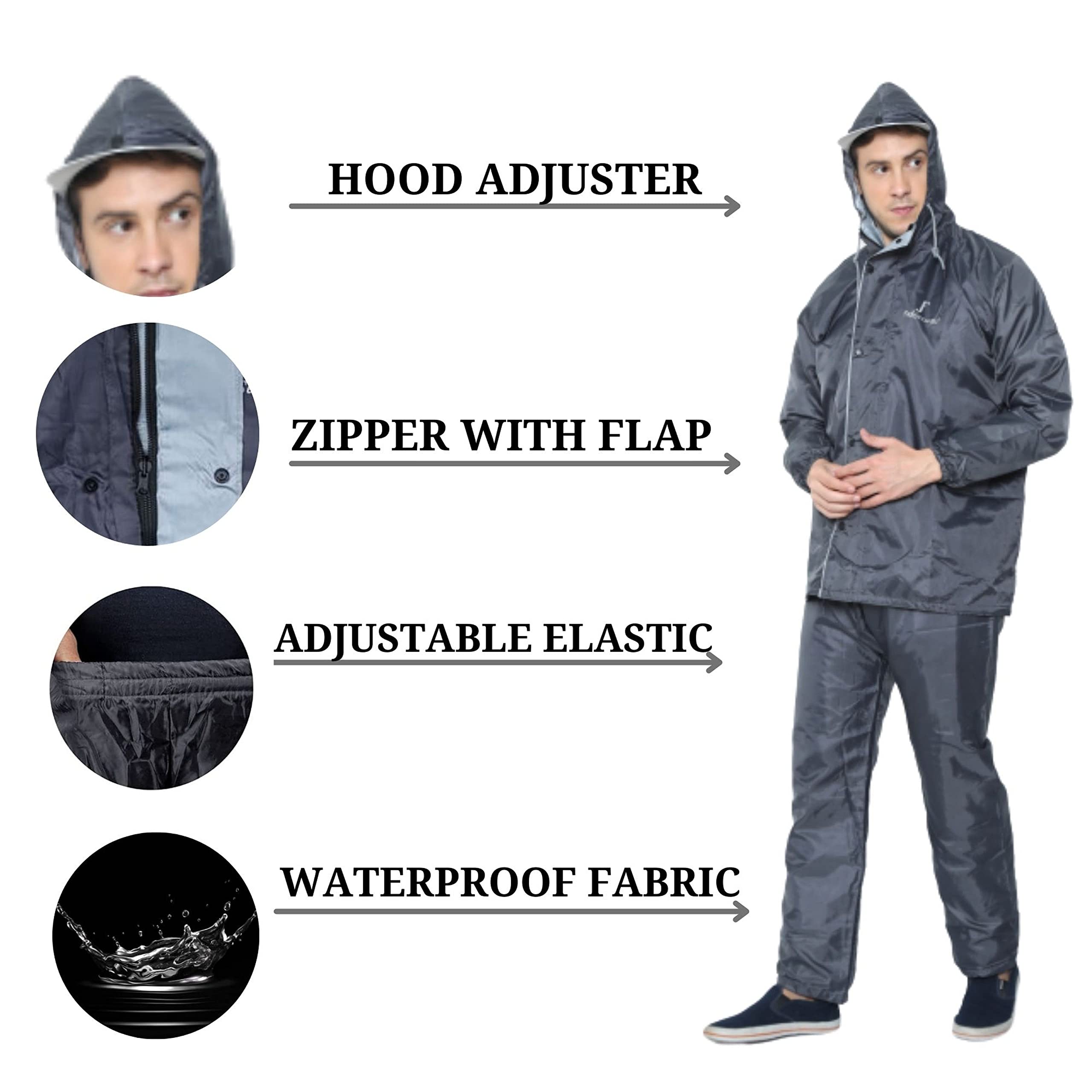 FabSeasons Double Layered Waterproof Raincoat - Image 3