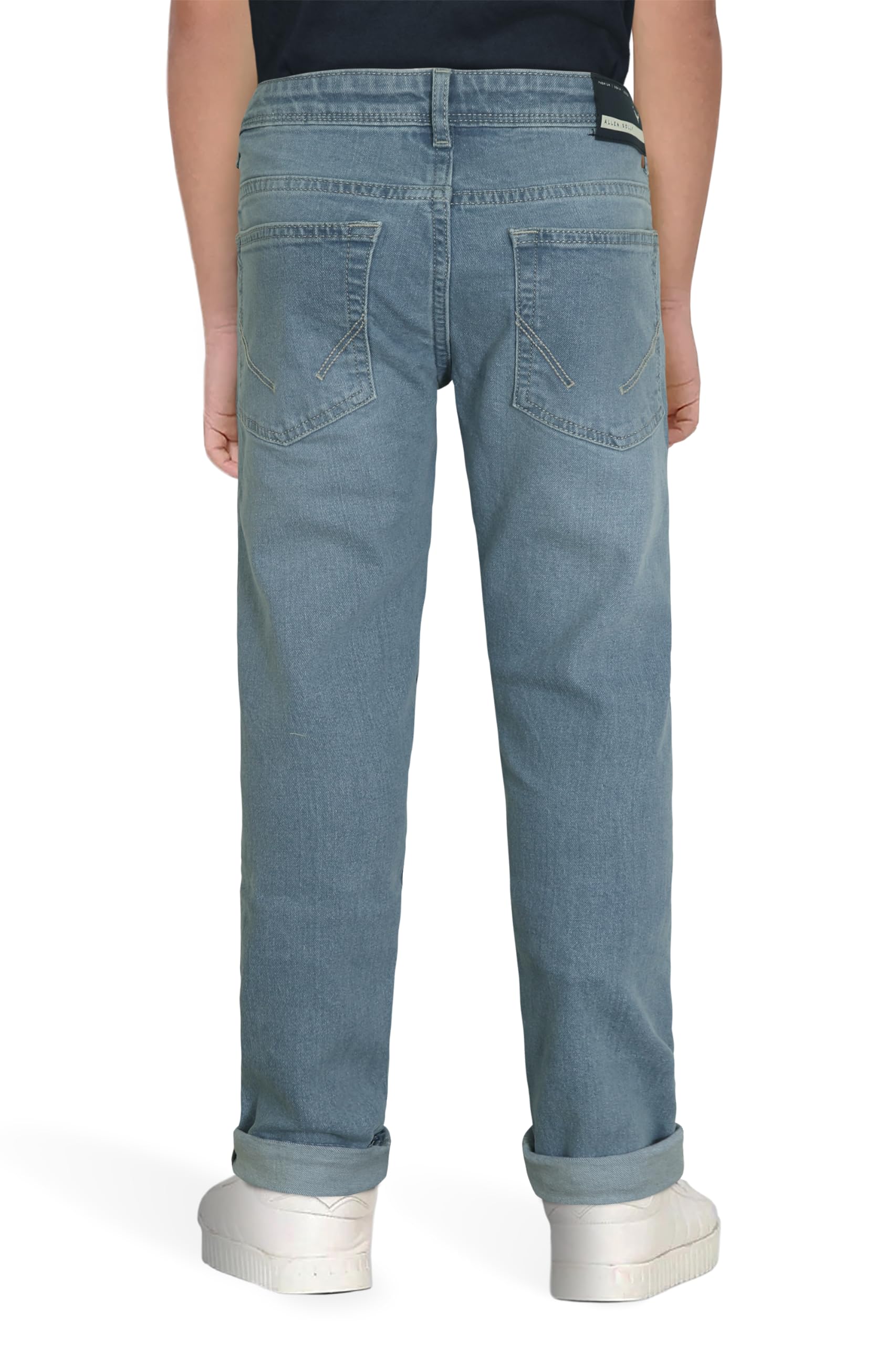 Allen Solly Junior Boys Skinny Jeans - Medium Blue - Image 2