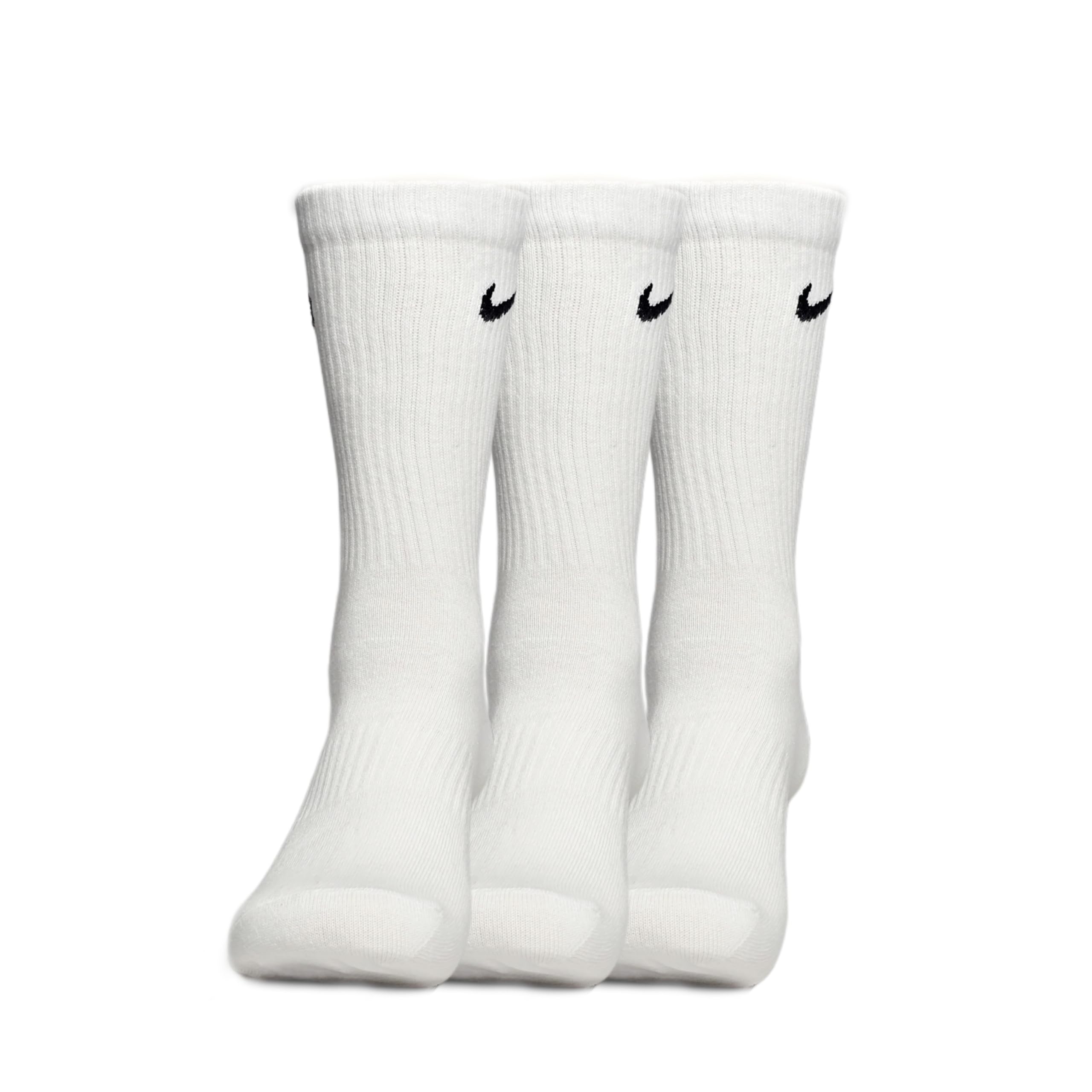 Maxcom Men's Cotton Crew Socks - White