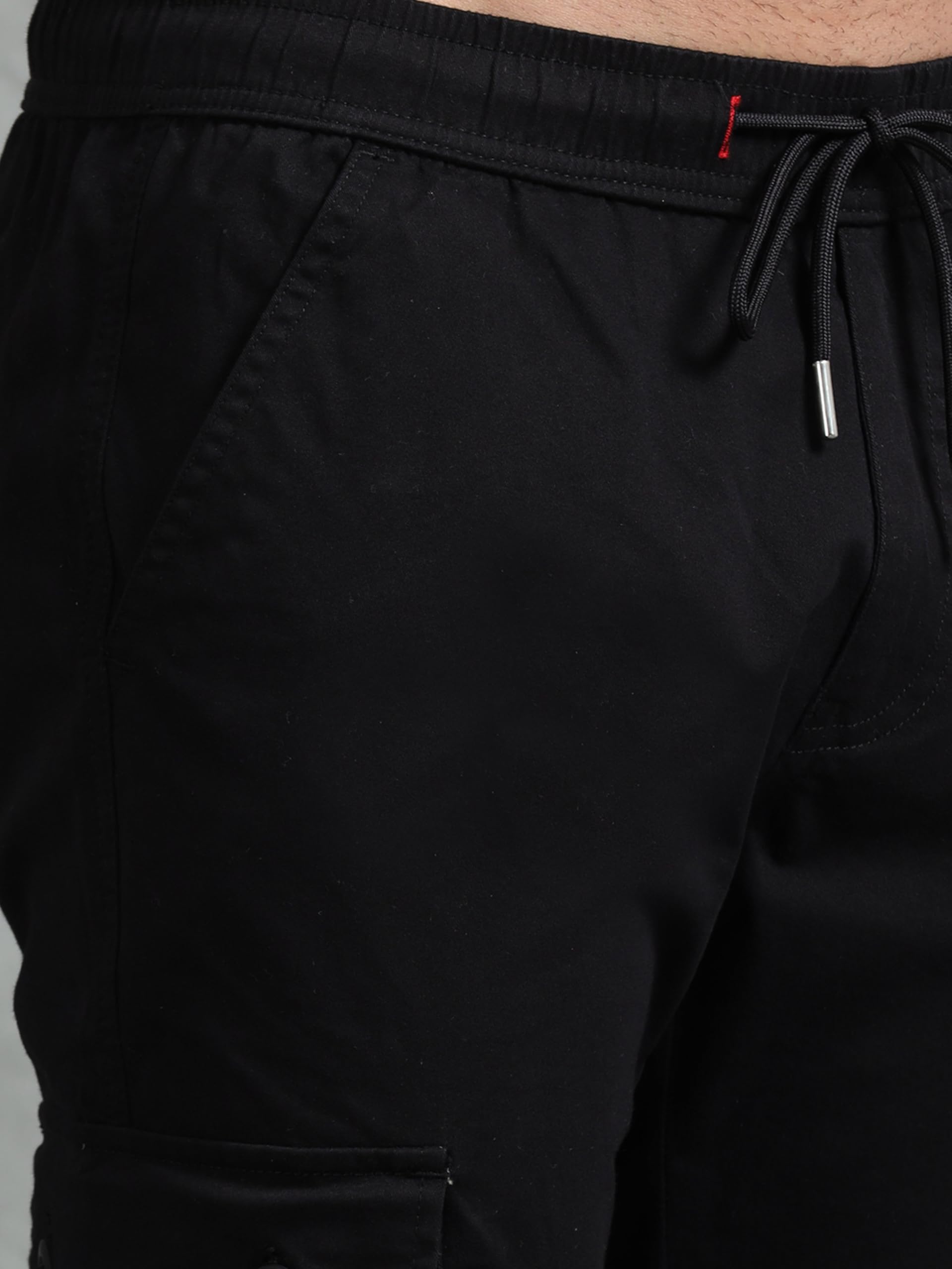 Miraan Men's Cargo Pant - Black - Image 4