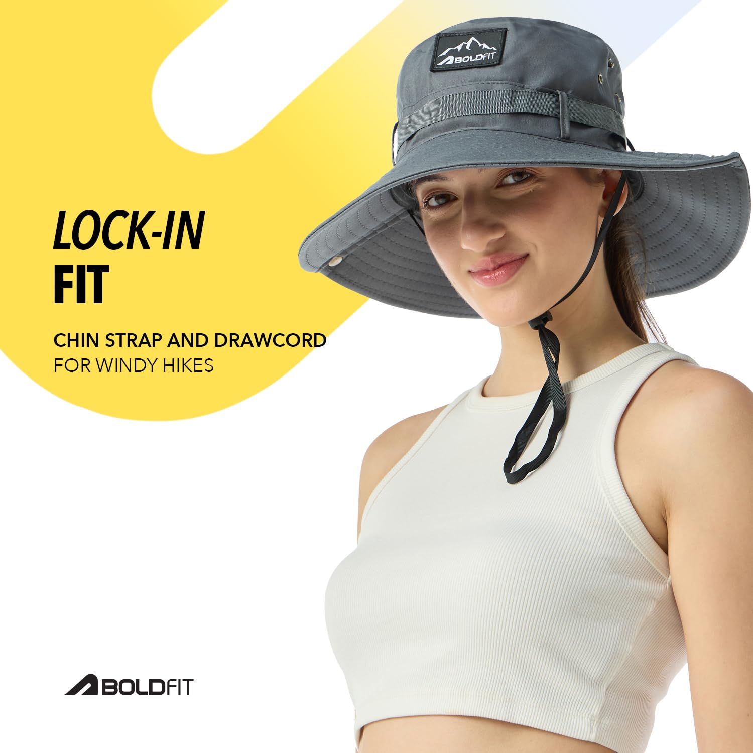 Boldfit Sun Hat for Men & Women - Wide Brim UPF Protection - Image 4