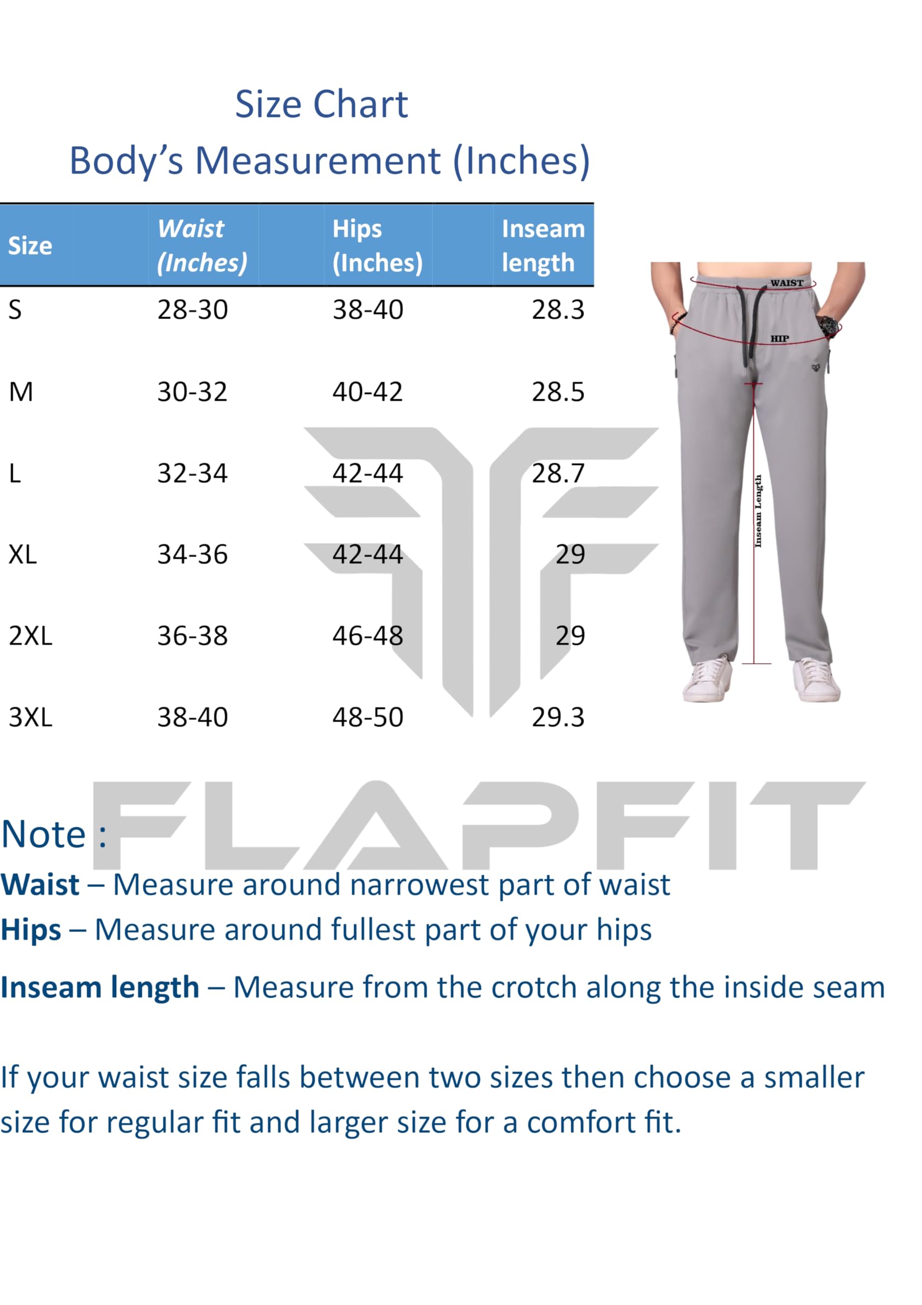 Flapfit Men's Soft Track Pants - Black - Image 5