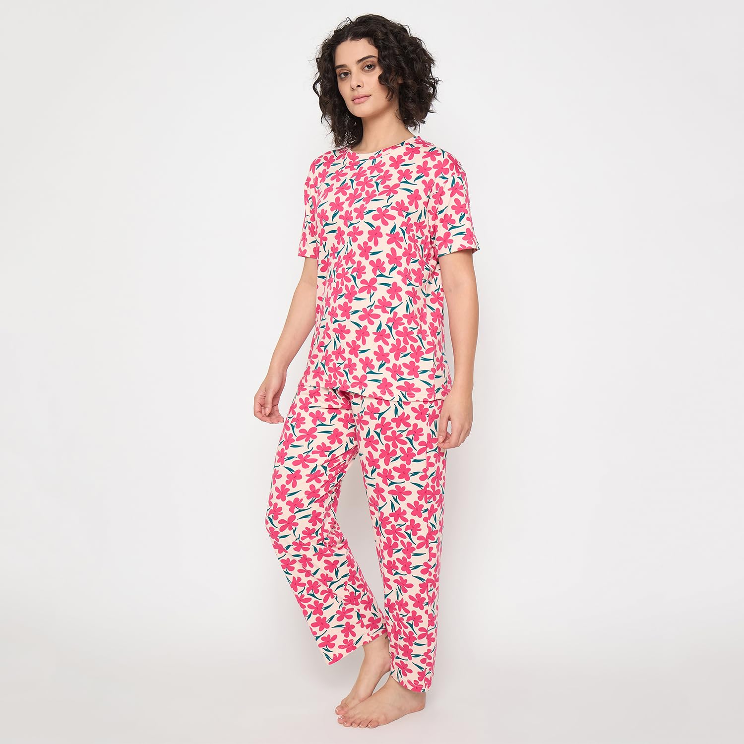 CAMEY Women's Printed Pyjama Set - Image 3