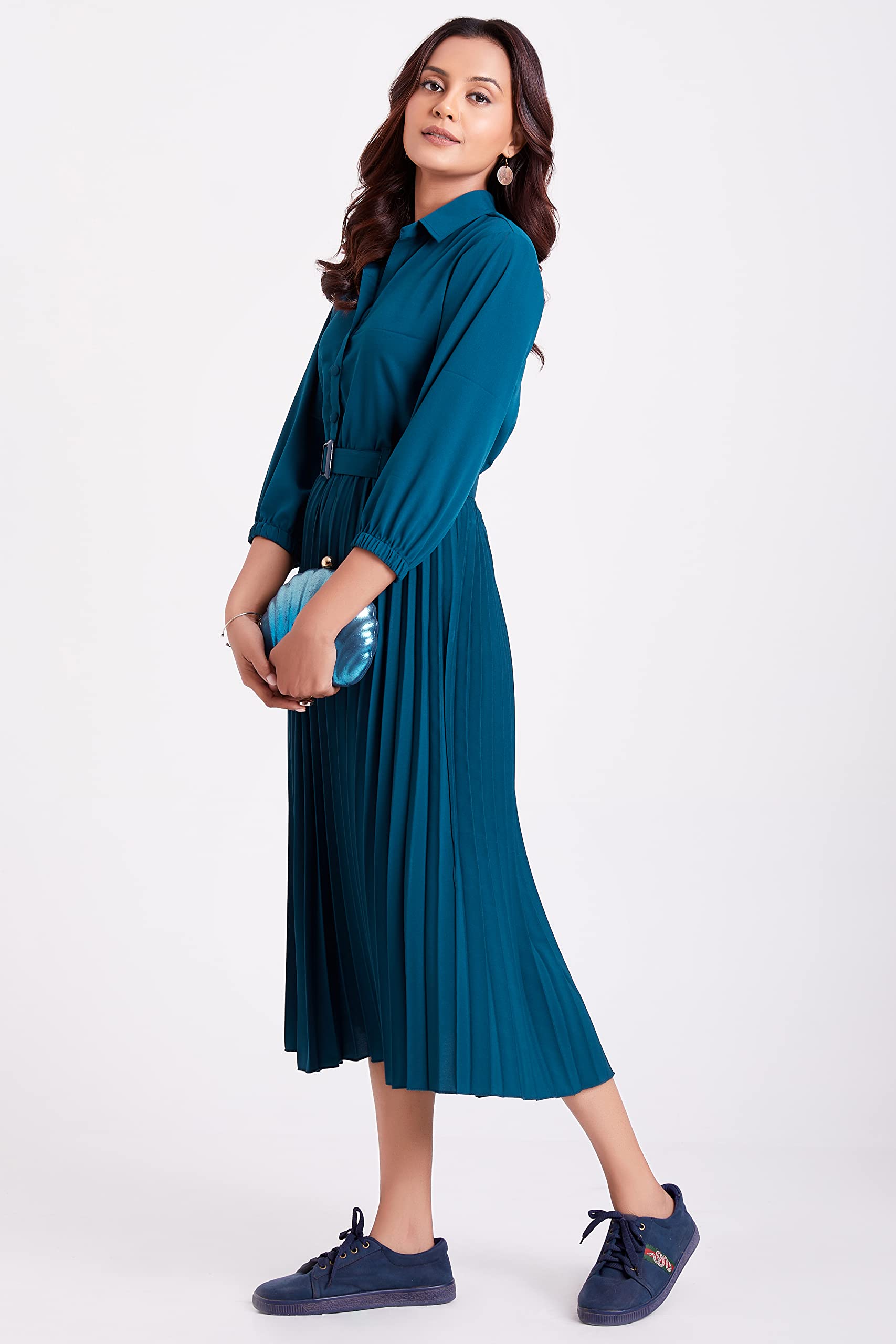 flowervelly Women Kurta Set Midi Dress - Image 5