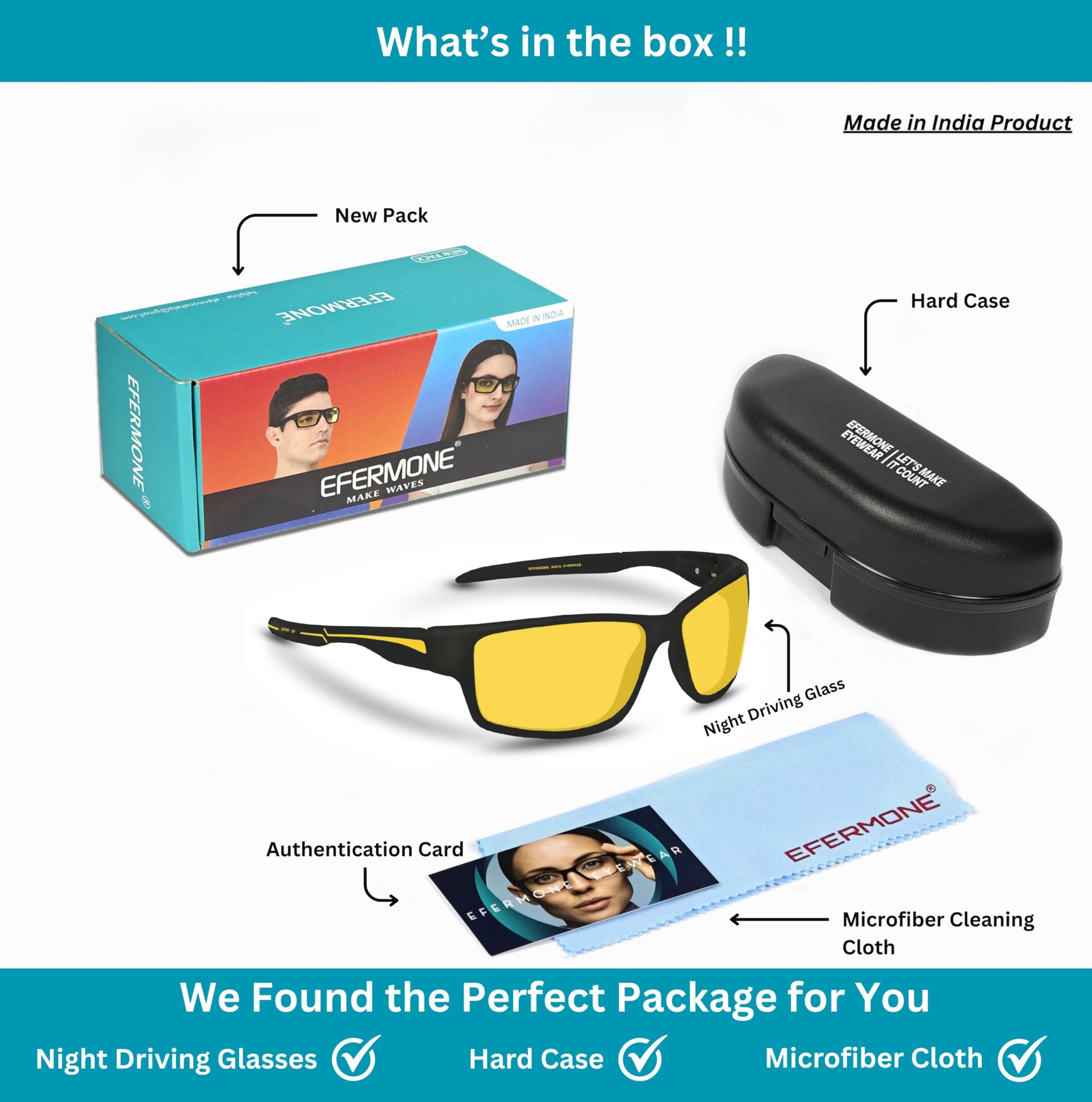 EFERMONE Night Driving Glasses Polarized - Image 4