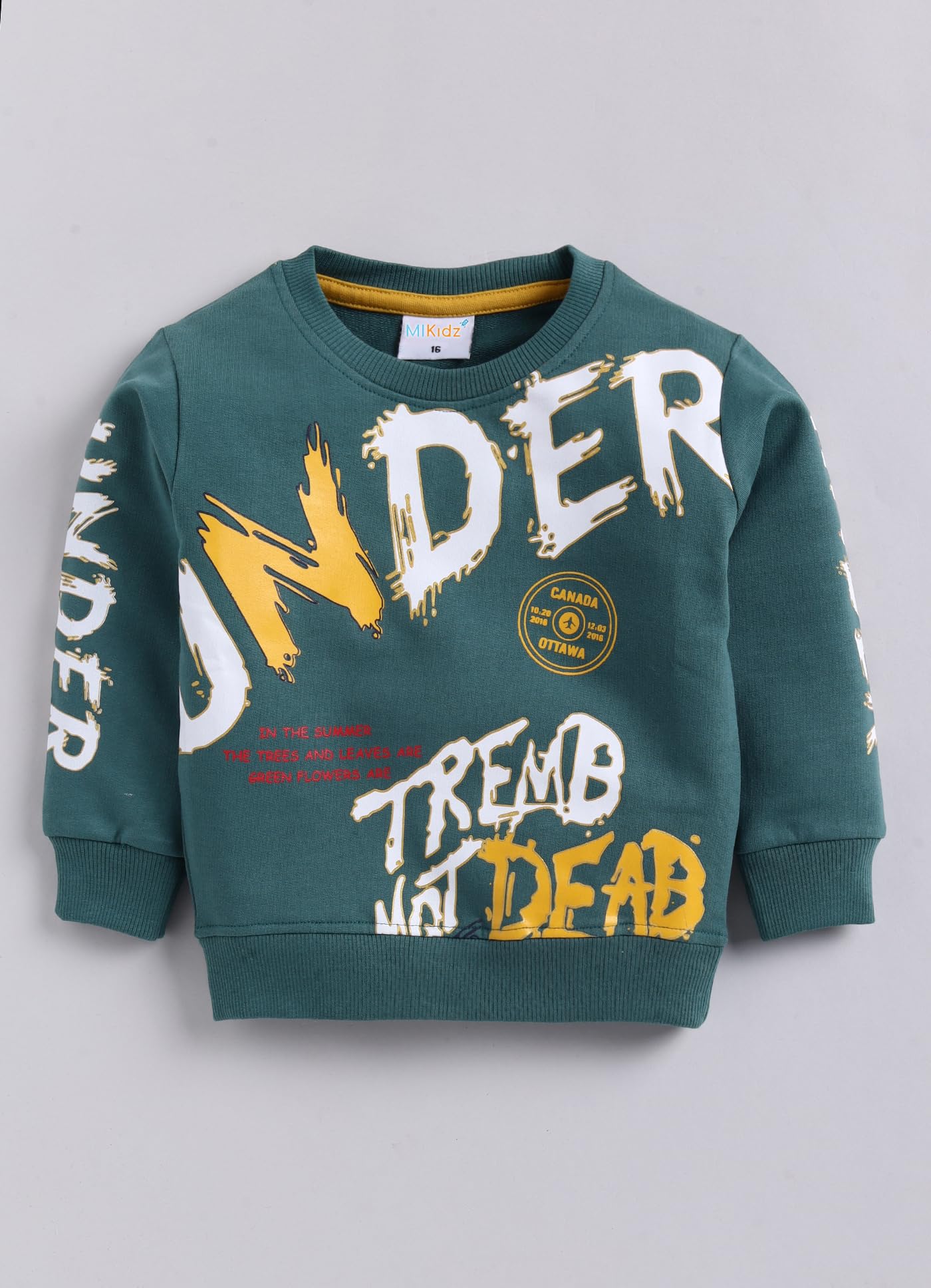 MI Kidz Cotton Winter Sweatshirt and Pant Set for Boys - Image 3