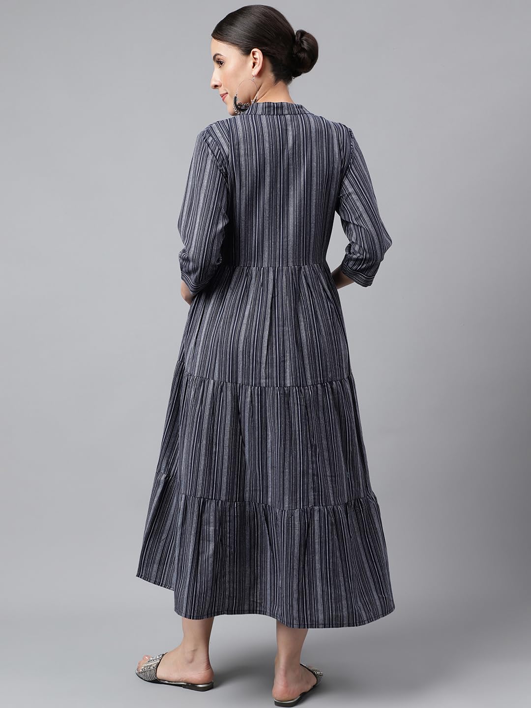 Negen Cotton Maternity Dress for Women - Image 3