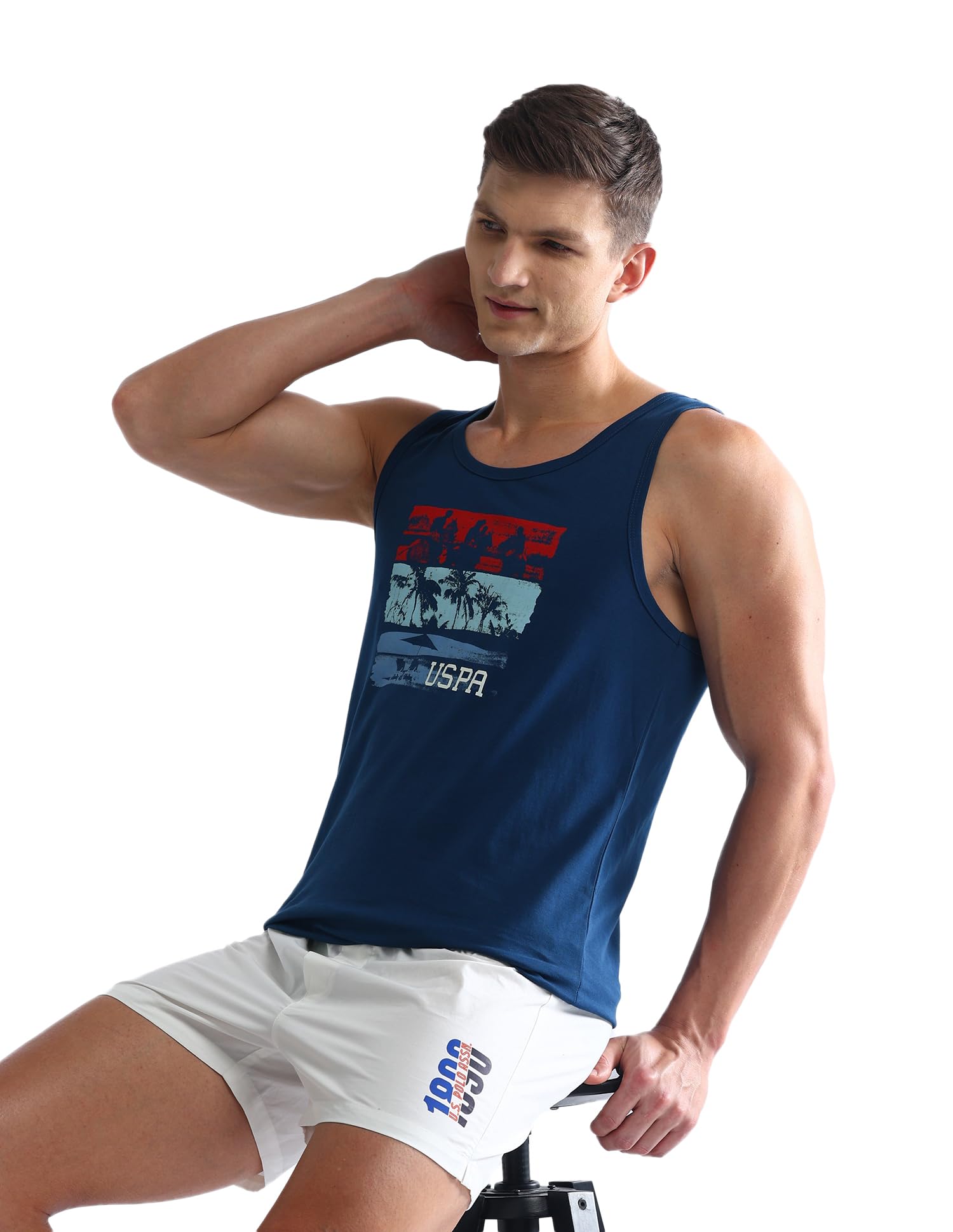 U.S. POLO ASSN. Men's Fashion Vest - Navy - Image 2