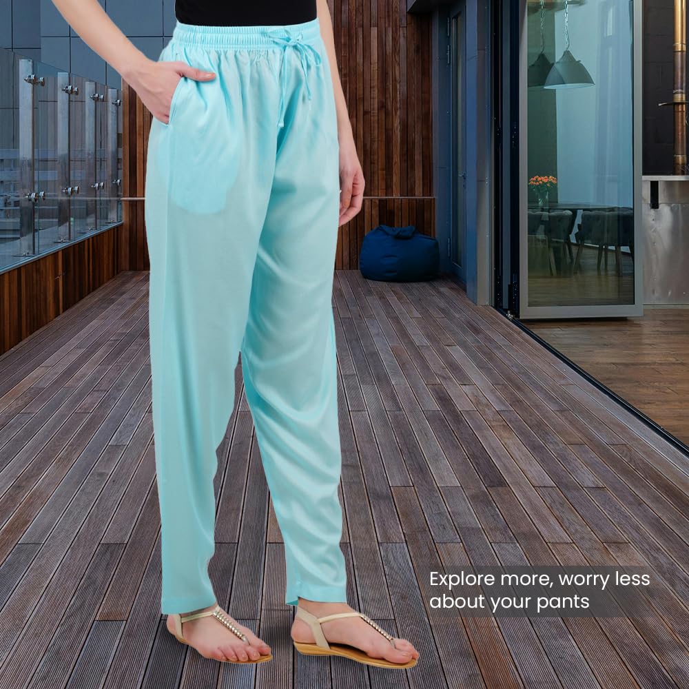 Happy Bunny Rayon Straight Pants for Women - Image 3