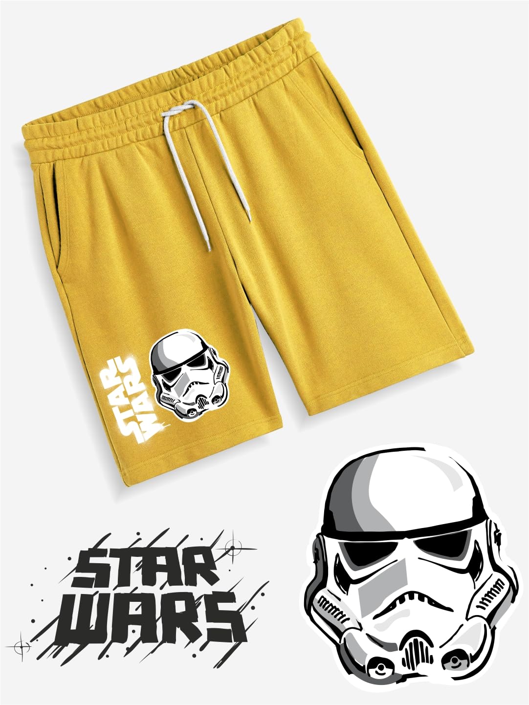 minicult Kids Cotton Shorts - Star Wars - Image 2