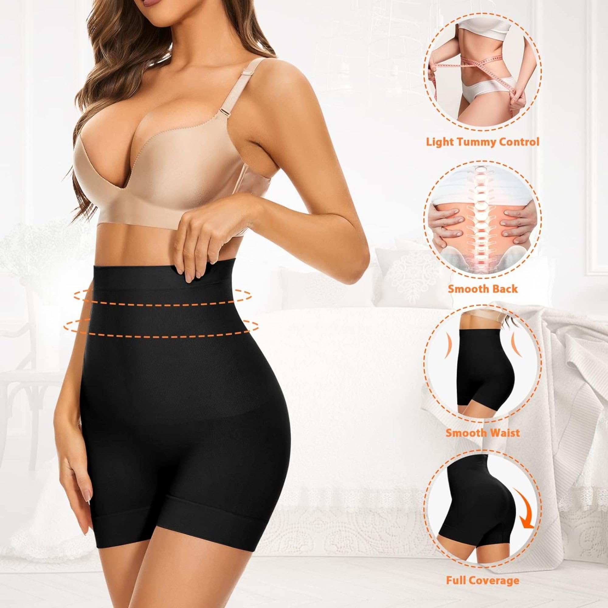 Kaththai Black Shapewear for Women - Image 5