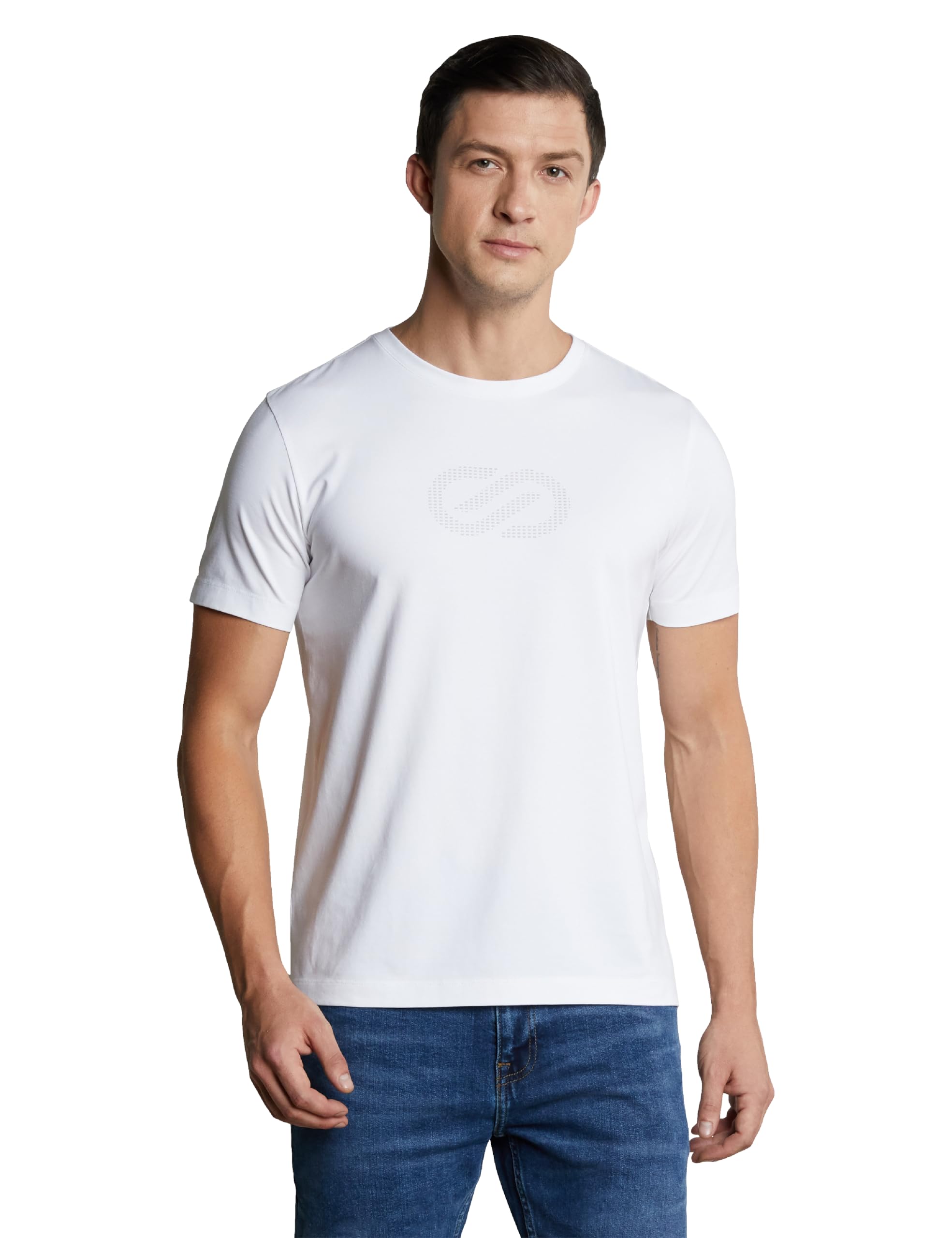 Symbol Men's Stretch Cotton T-Shirt - White