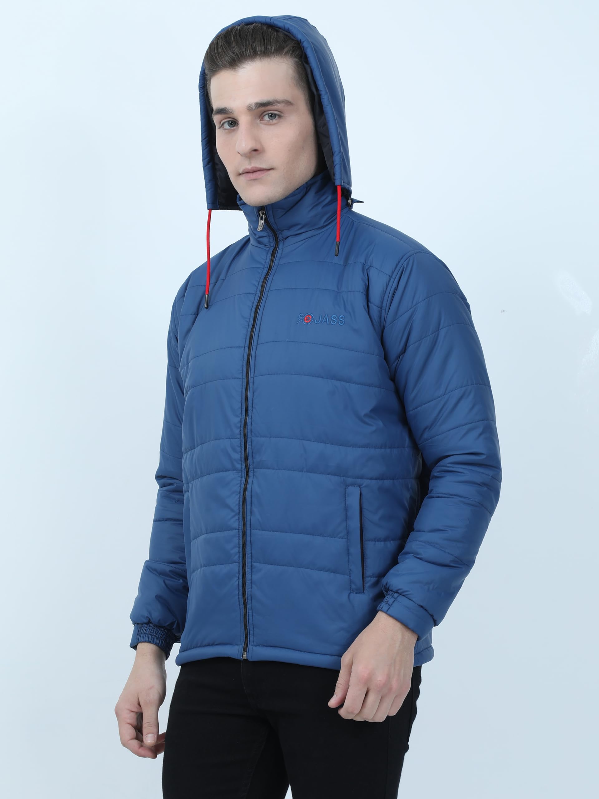 VROJASS Men's Quilted Bomber Jacket - Insulated Water-Resistant - Image 2