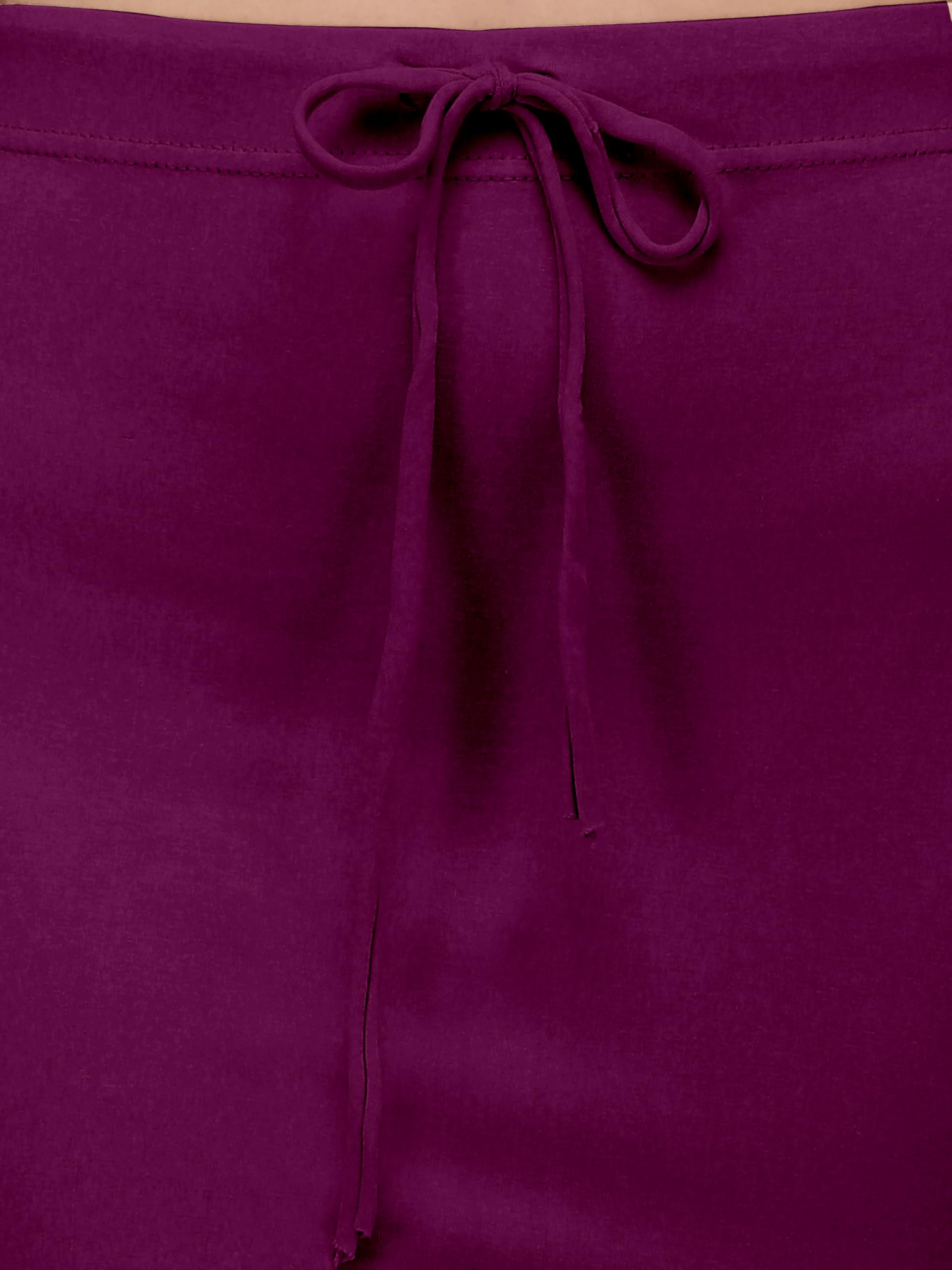 Mehrang Women Saree Shapewear Petticoat - Berry Purple - Image 4