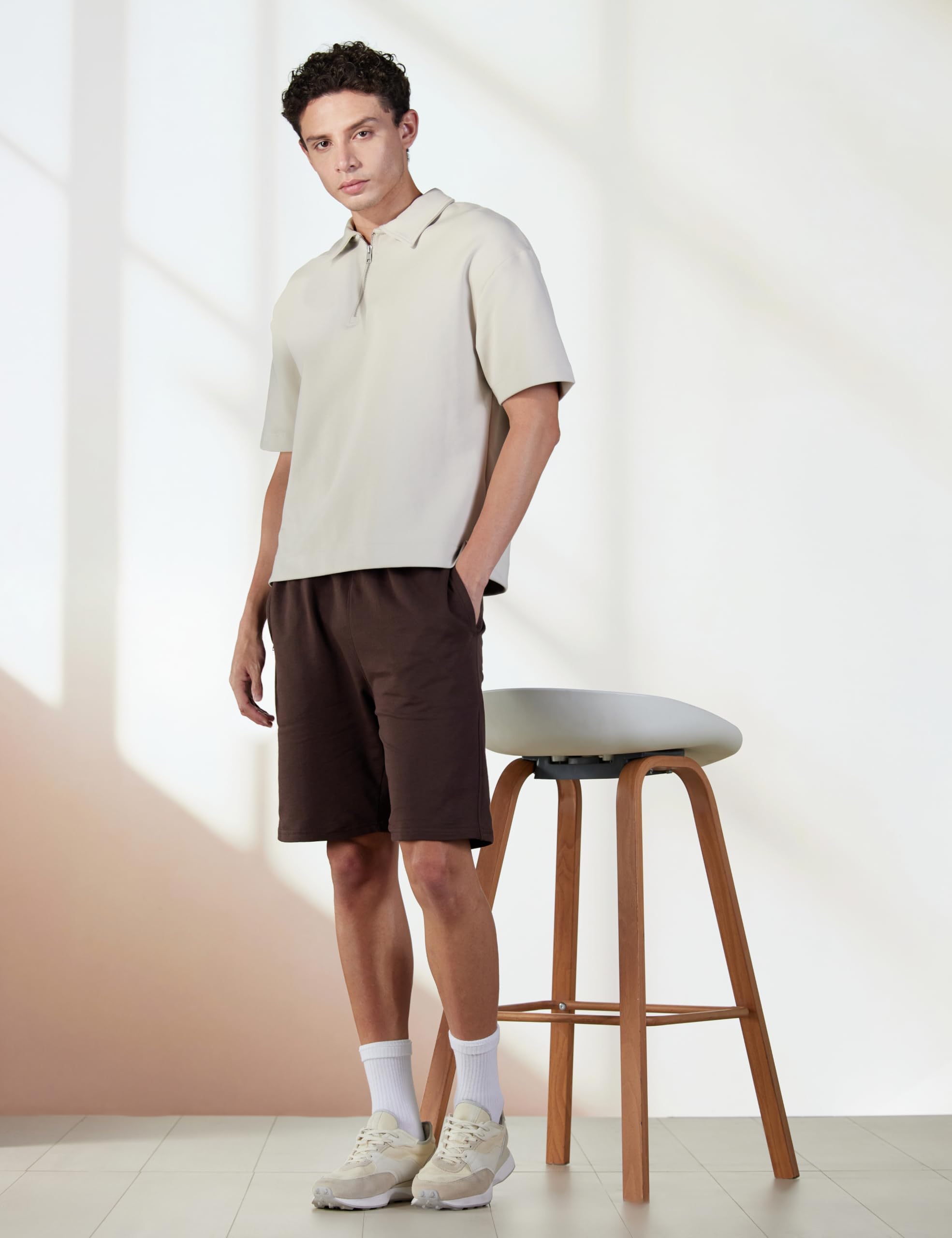 Nobero Men's Bermuda Shorts - Dark Oak - Image 2