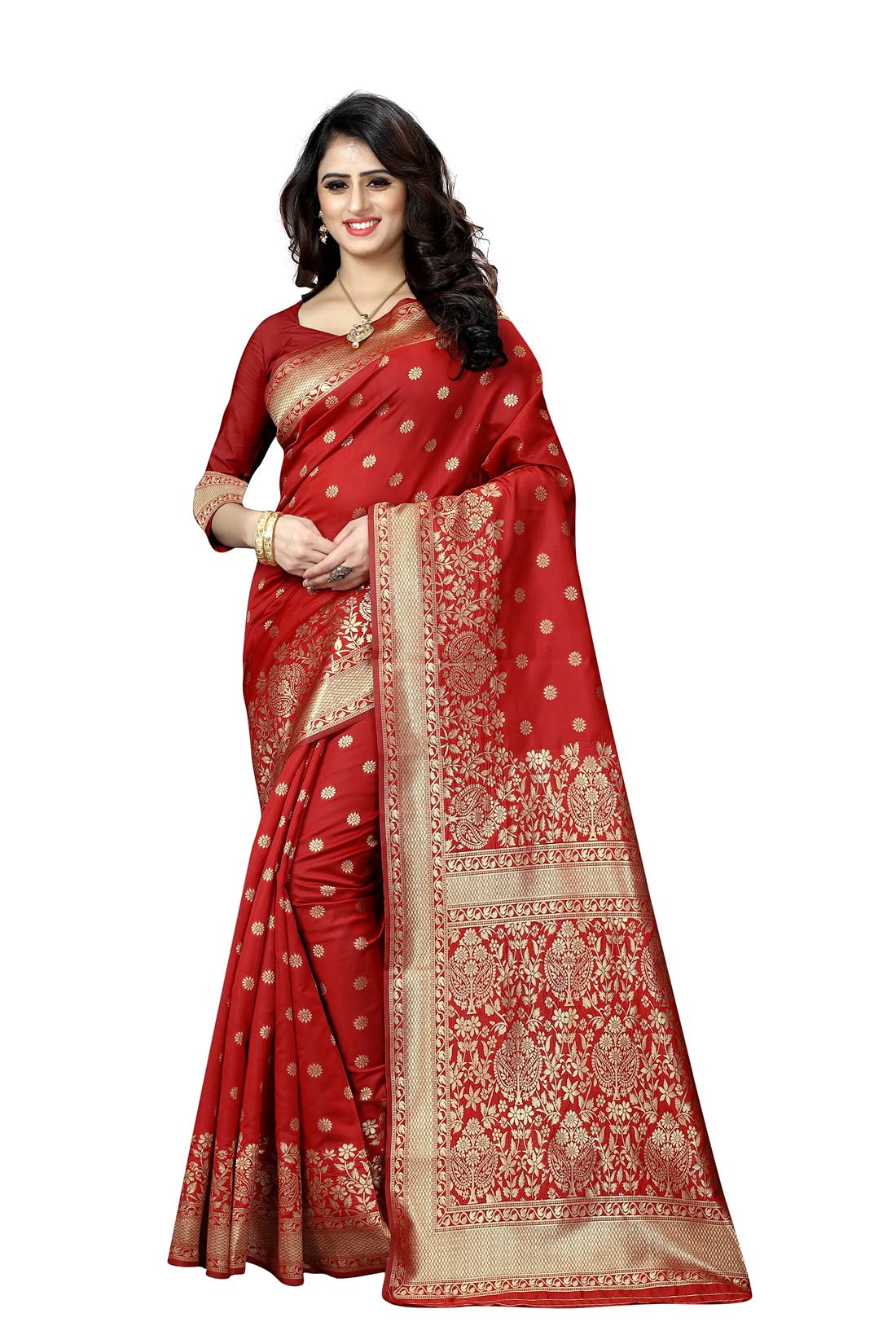 Kanjivaram Silk Saree - Red