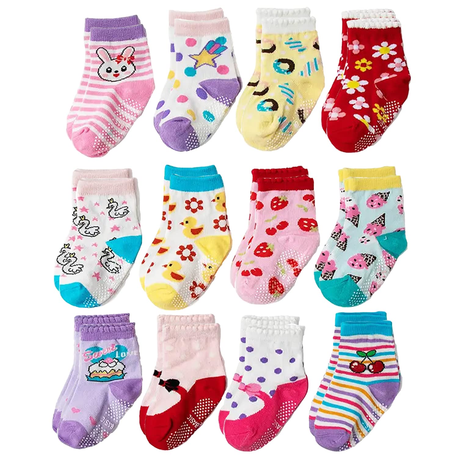 FIMALIA Organic Cotton Kids Socks - Multicolor