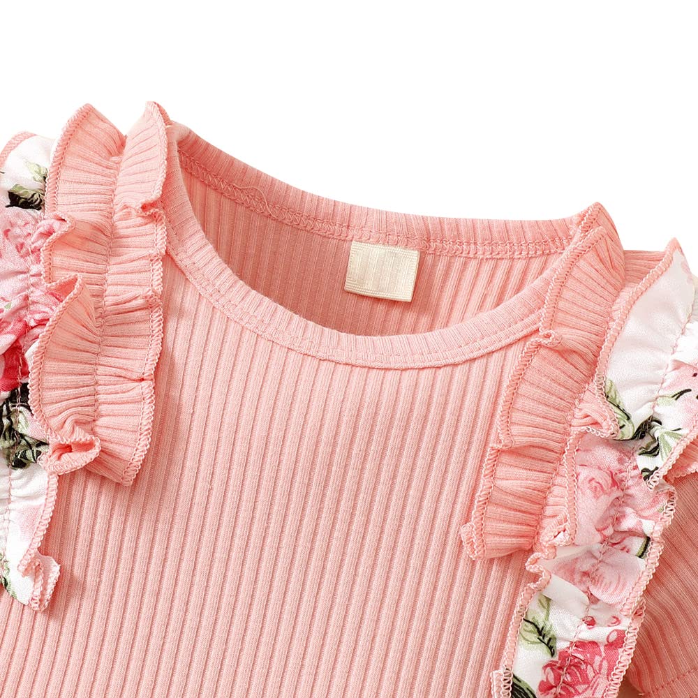 Hopscotch Baby Girl Pink Shorts Set - Image 3