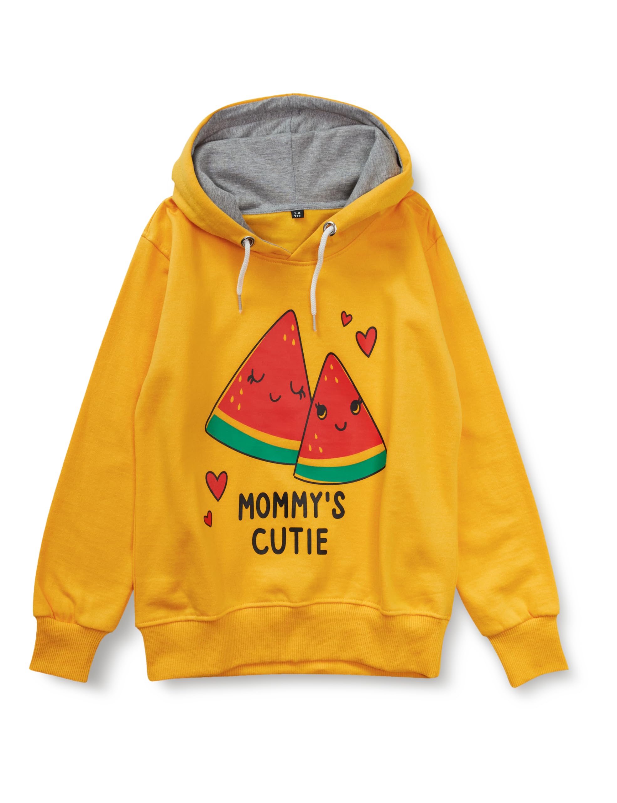 T2F Girls Cotton Hooded Sweatshirt