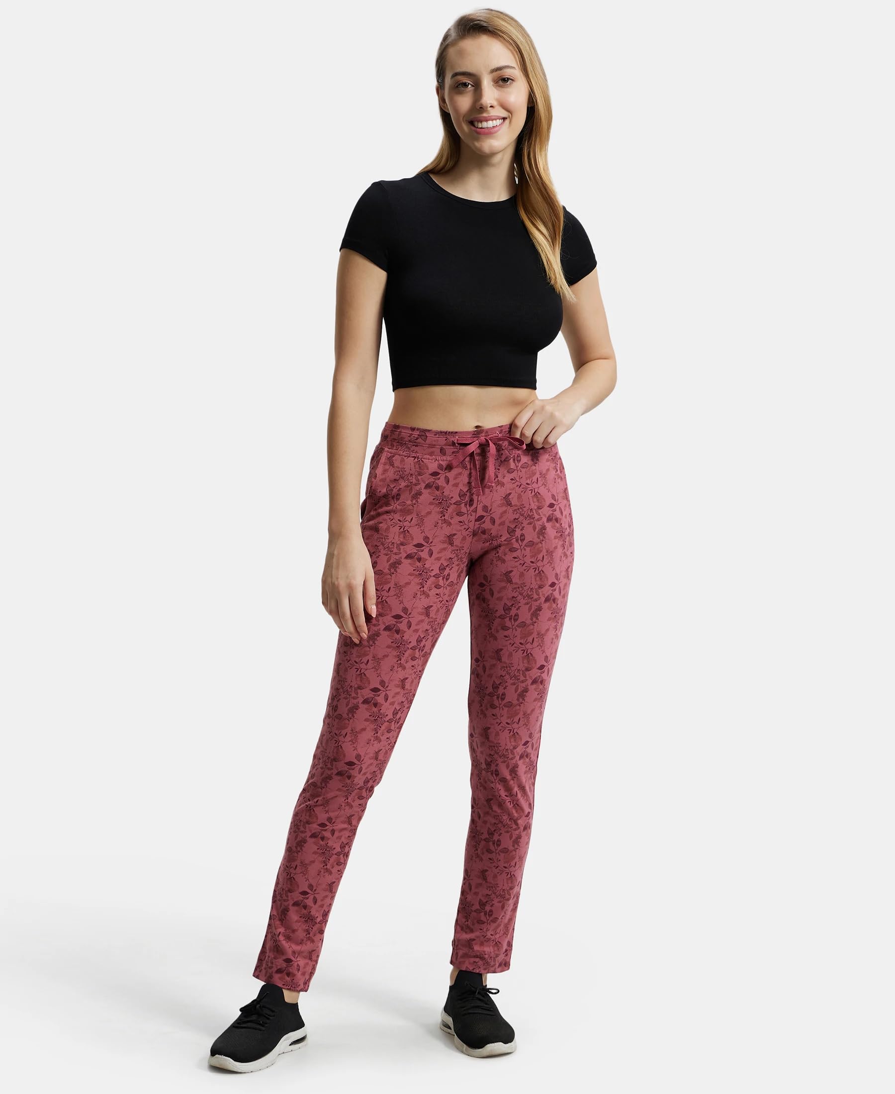 Jockey Women's Track Pants - Rosewine - Image 5