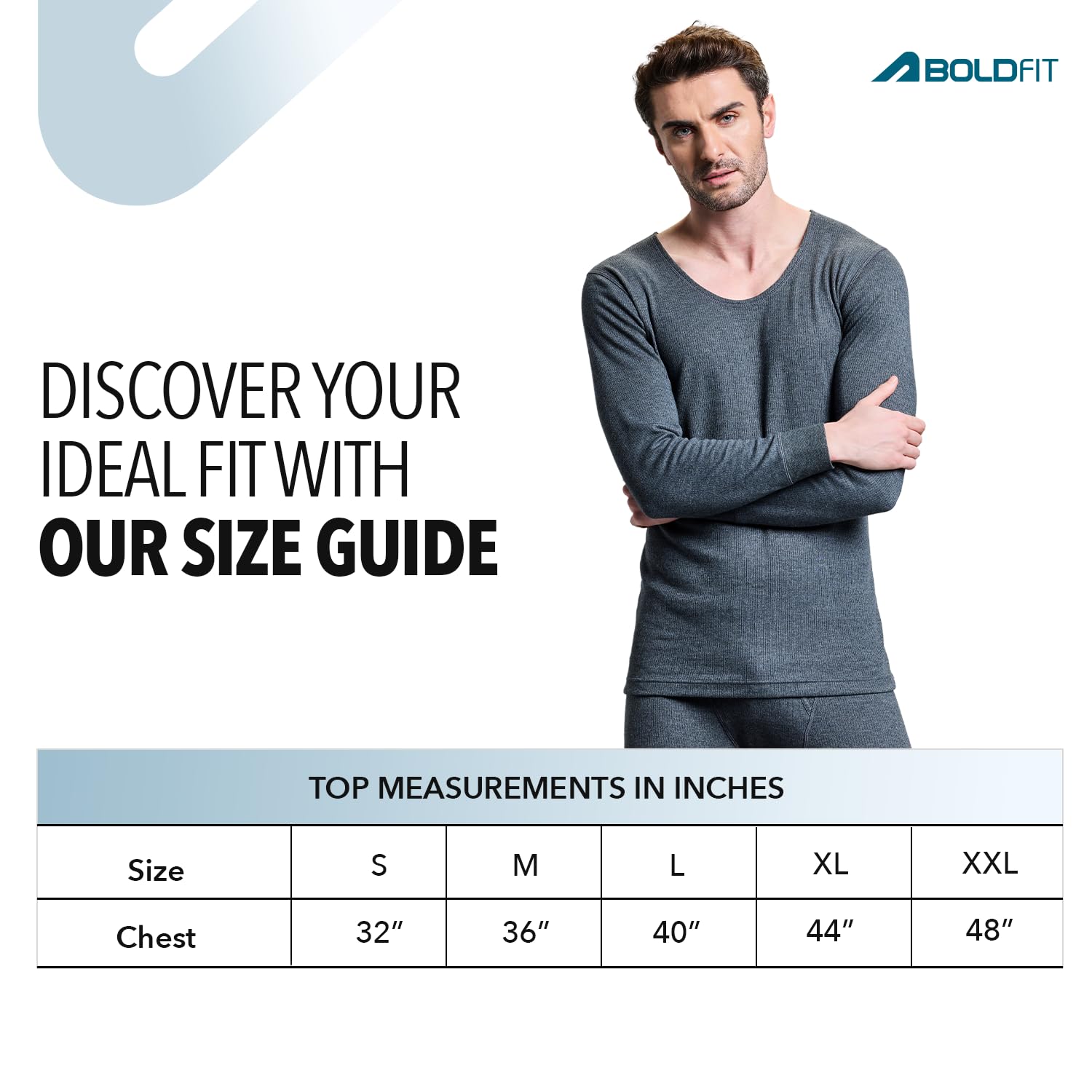 Boldfit Men's Thermal Winter Wear Set - Image 4