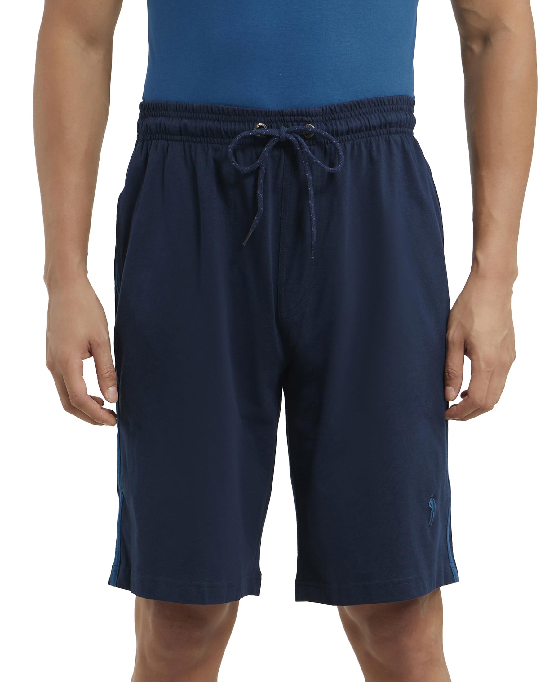 Jockey Men's Cotton Shorts - Navy & Teal