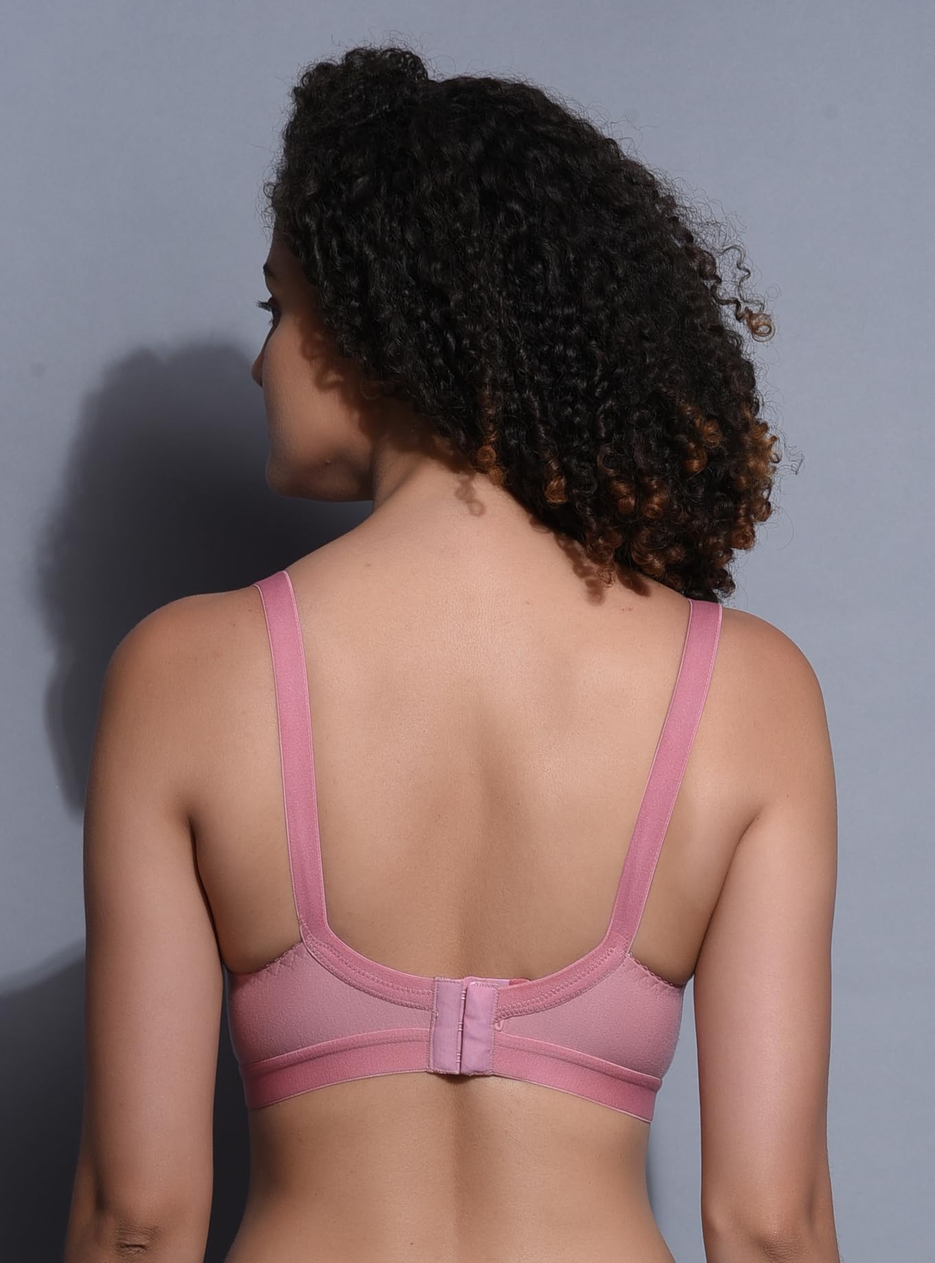 CSU Women's Cotton Non-Padded Wire Free T-Shirt Bra - Image 4