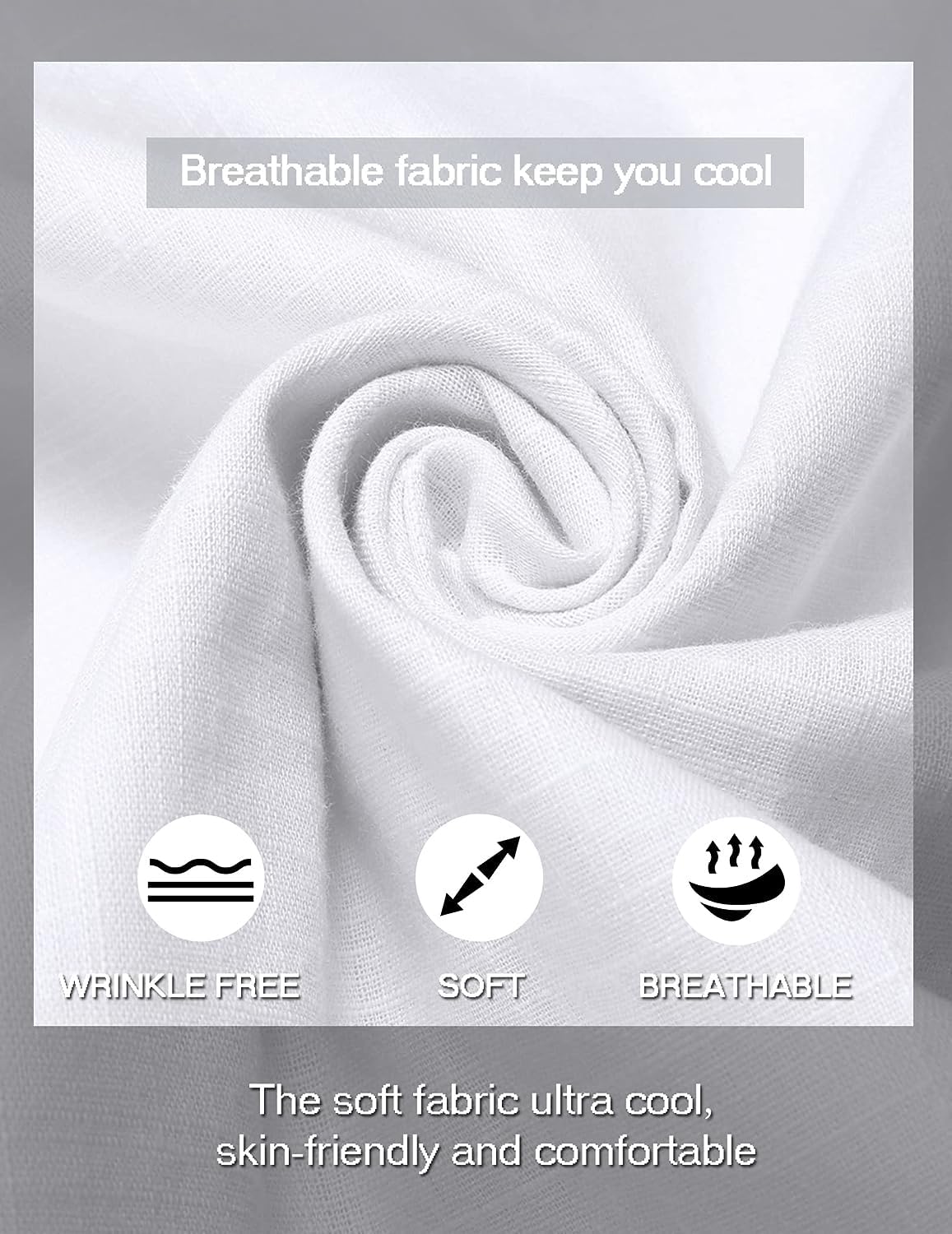 Zombom Men's White Cotton Kurta Shirt - Image 5