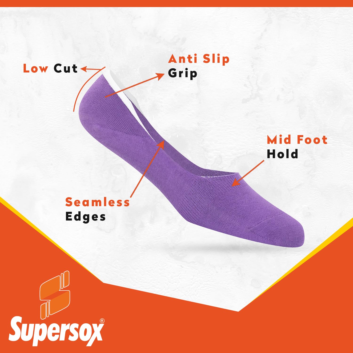 Supersox No Show Socks for Women - Breathable Anti Odour - Image 5