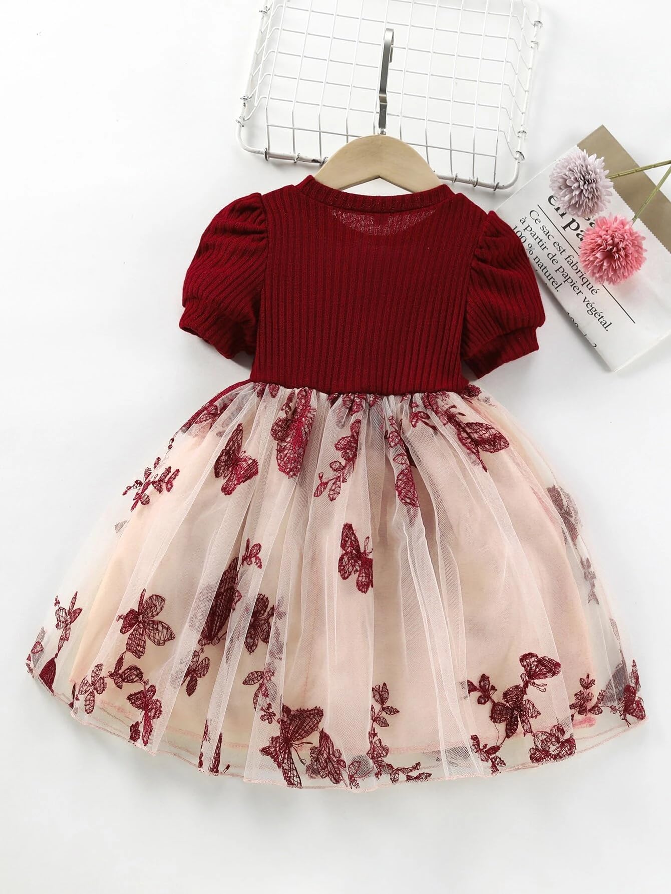 TAGAS Girls Princess Dress - Black Red - Image 5