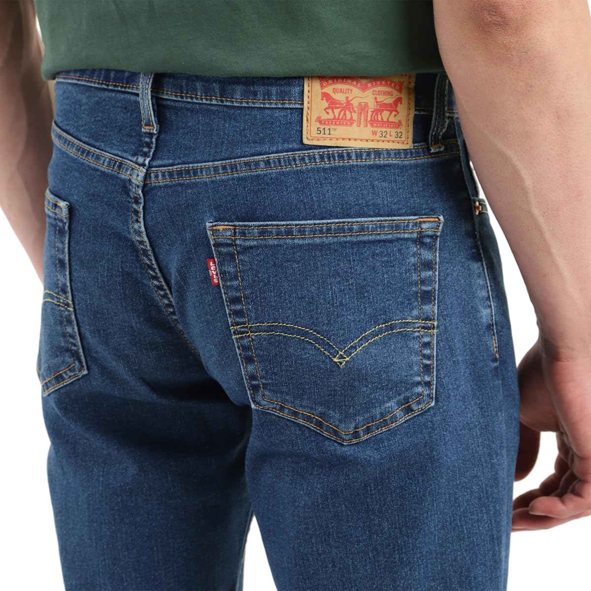 Levi's Slim Fit Jeans for Men - Blue - Image 5