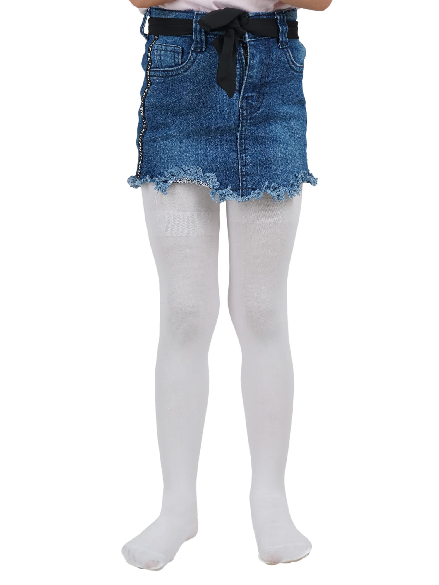 NEXT2SKIN Girls Spandex Tights - White