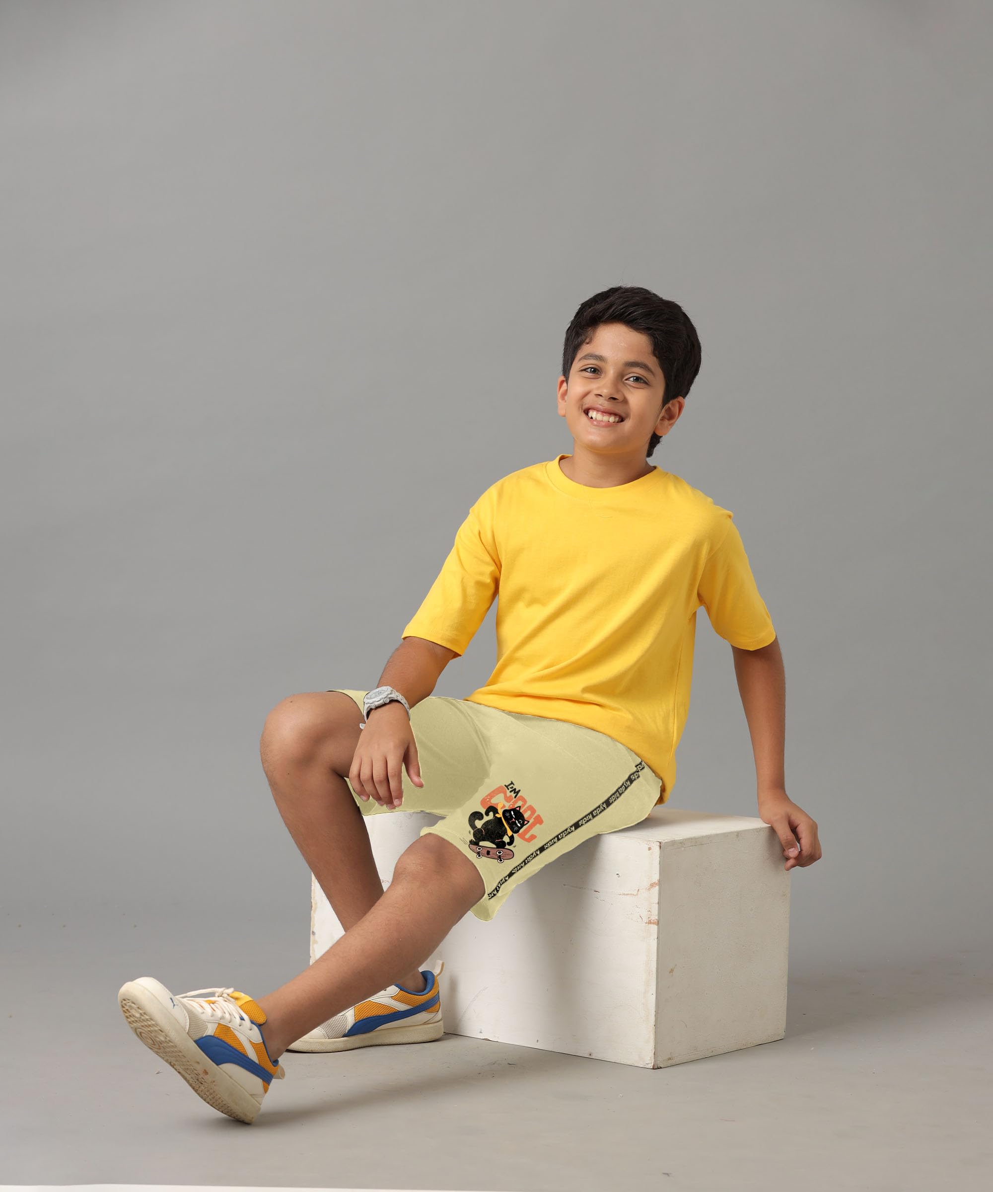 KYDA KIDS Cotton Printed Shorts for Boys & Girls - Multicolor - Image 5