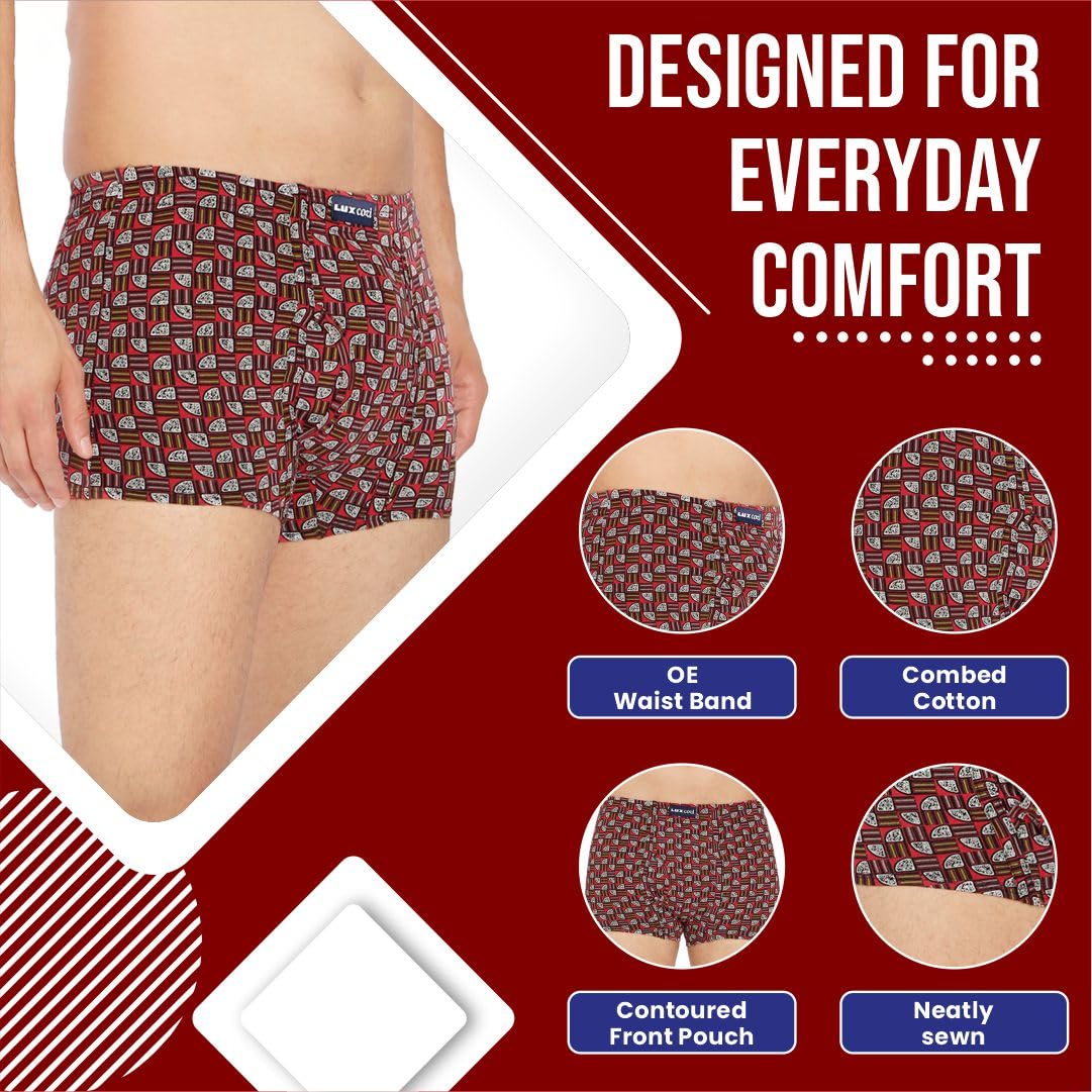 Lux Cozi Men Cotton Trunks Multicolour - Image 4