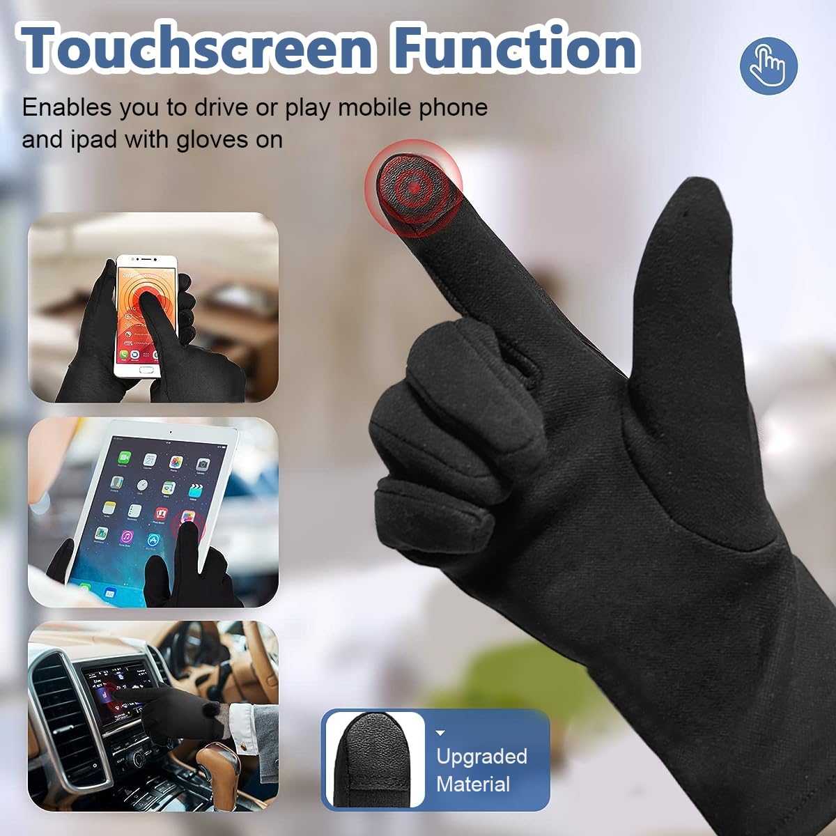 GUSTAVE Winter Gloves for Women Touchscreen - Image 4