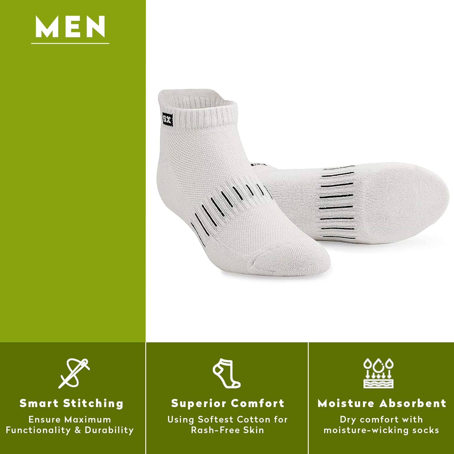 Supersox Bamboo Ankle Socks for Men - Image 4