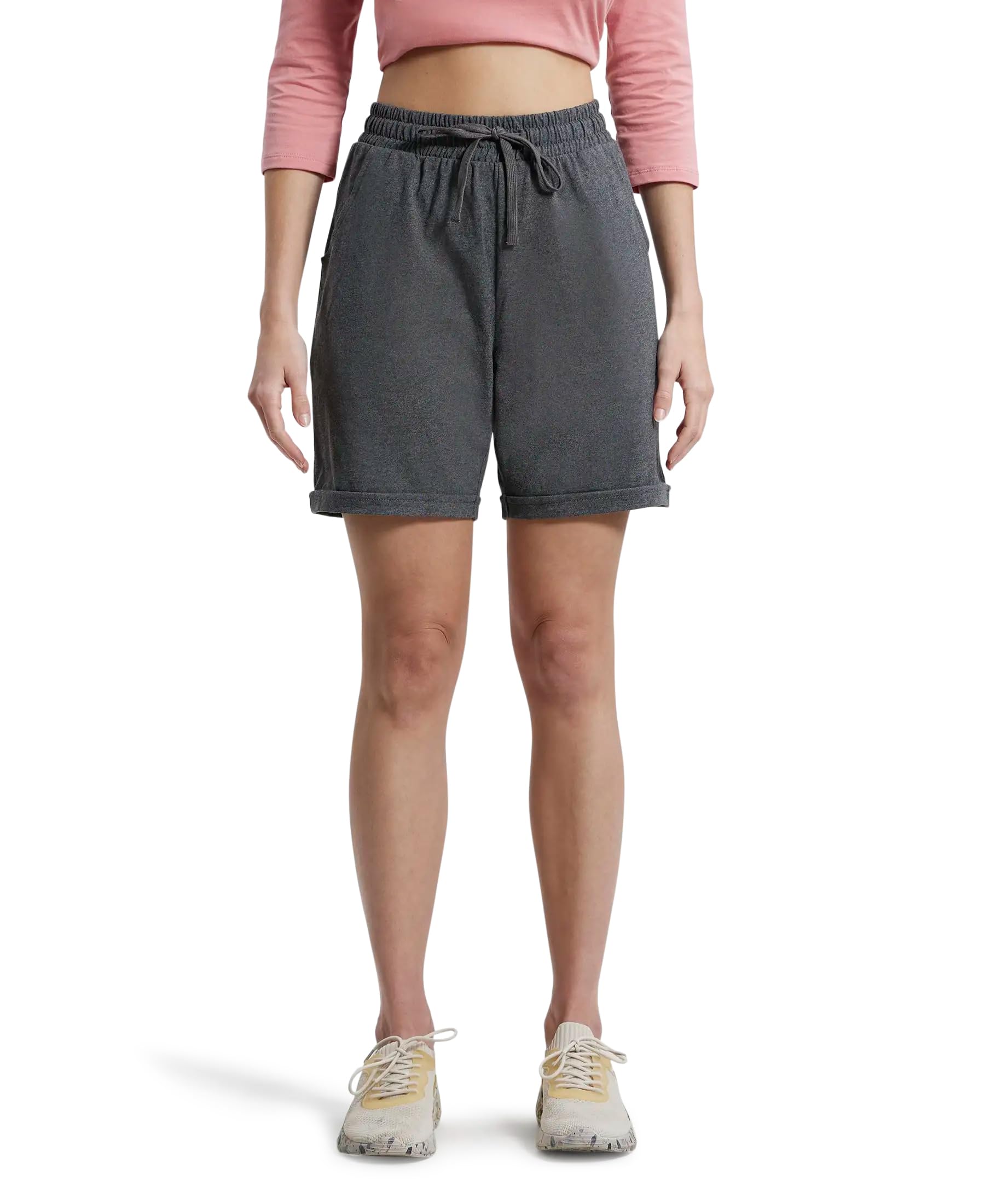 Jockey Women's Shorts - Charcoal Melange