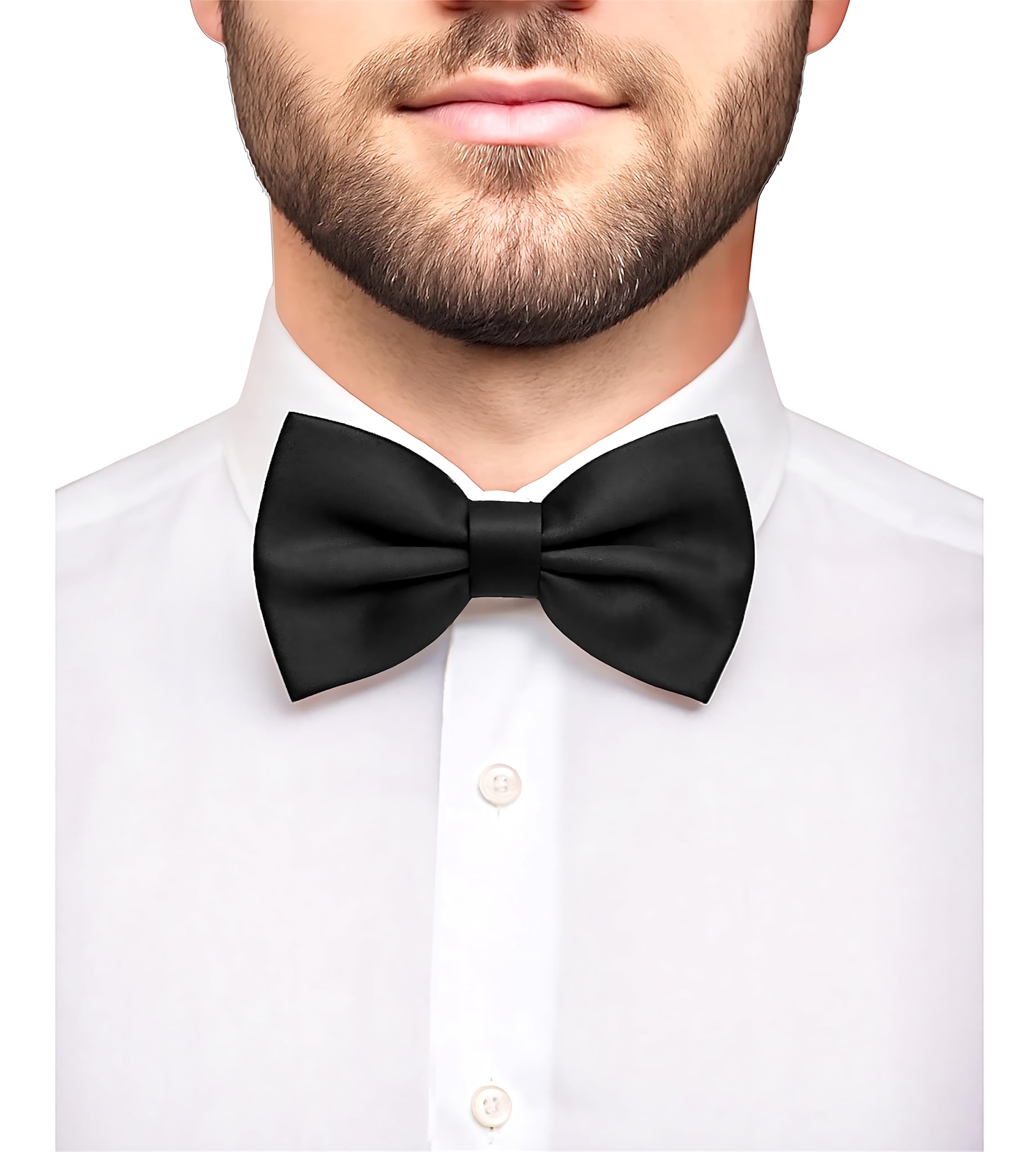 trilece Bow Ties for Men - Solid Pretied