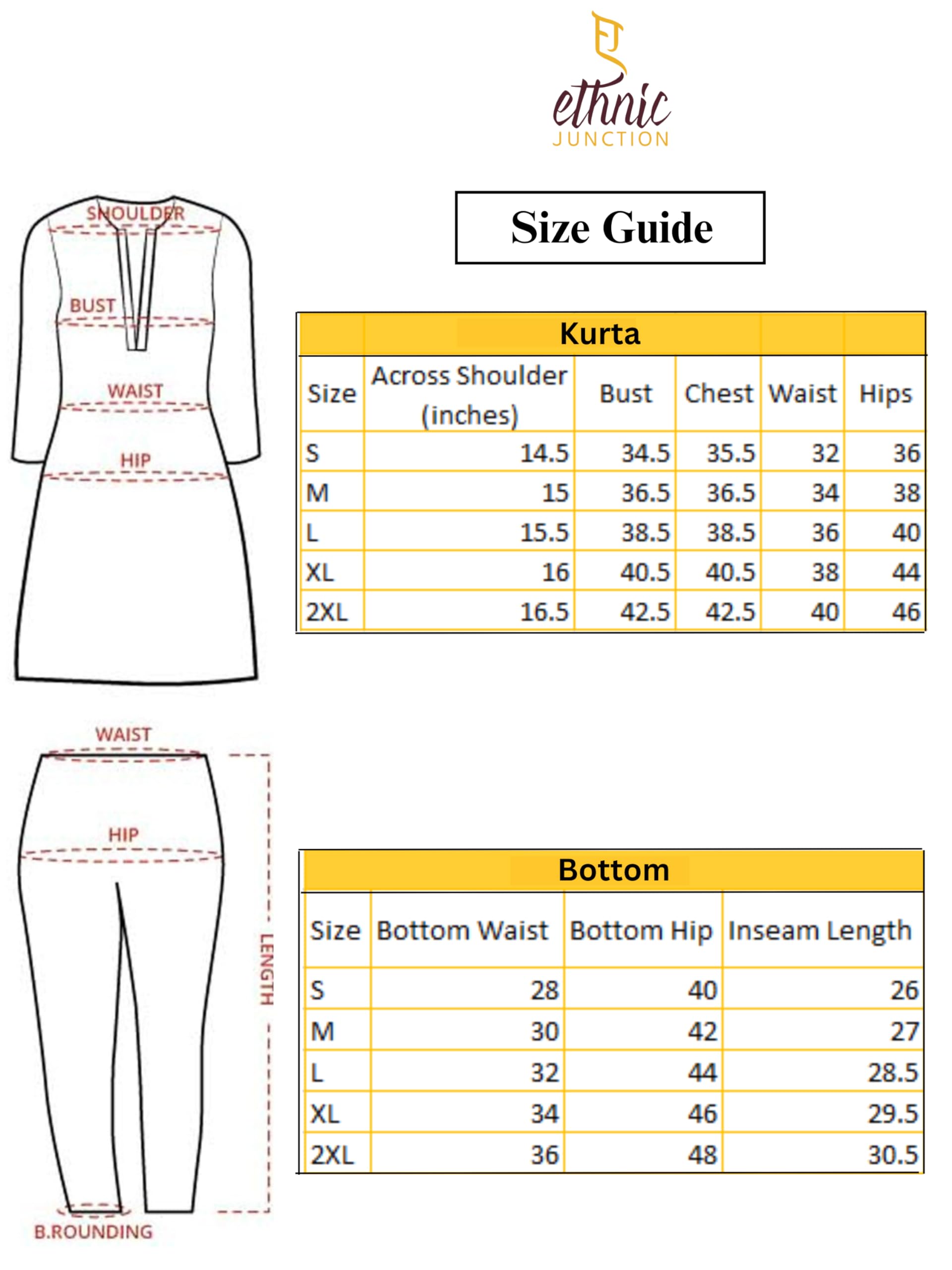 Ethnic Junction Georgette Chikankari Kurta - Image 5