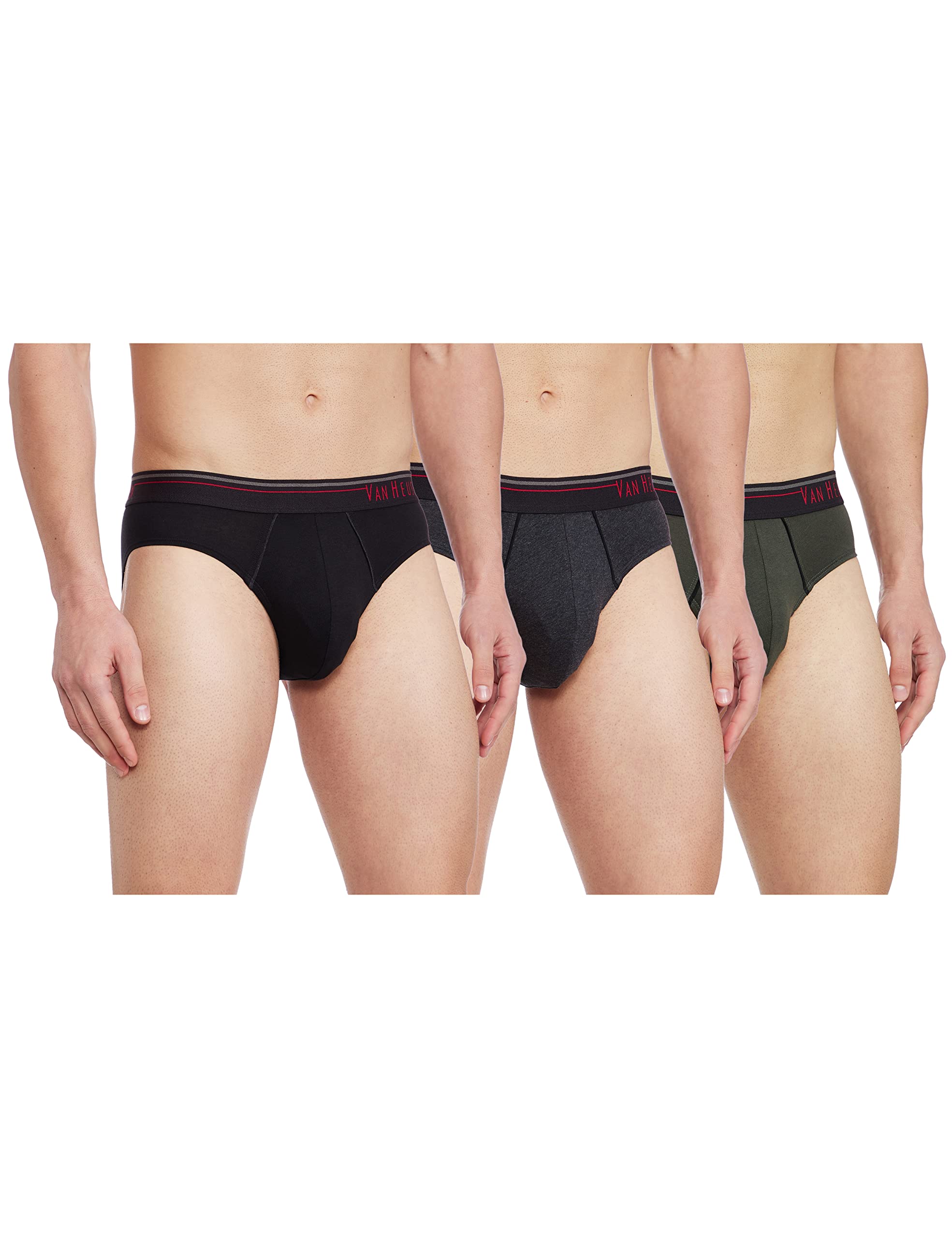 Van Heusen Men's Briefs - Black