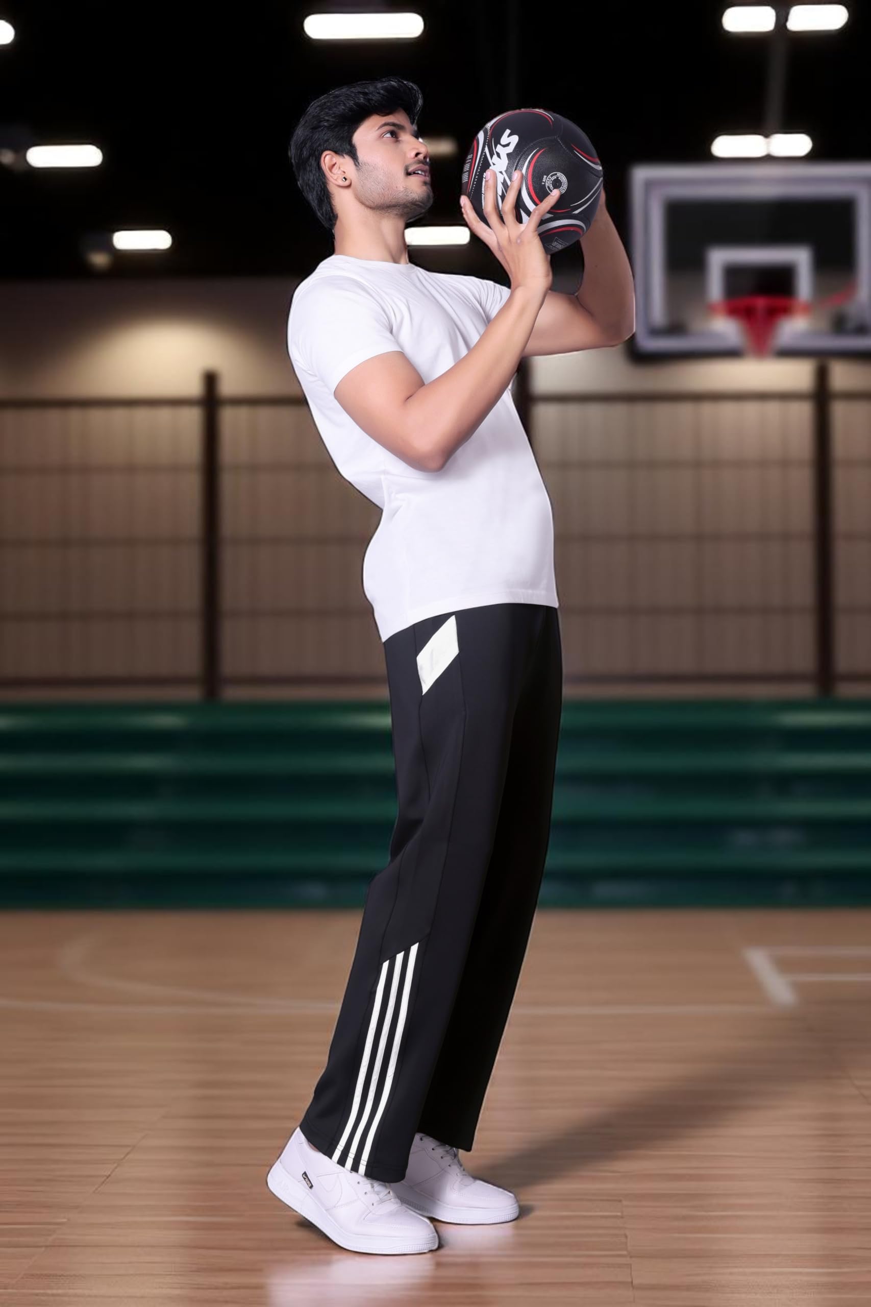 Flapfit Men's Soft Track Pants - Black - Image 4