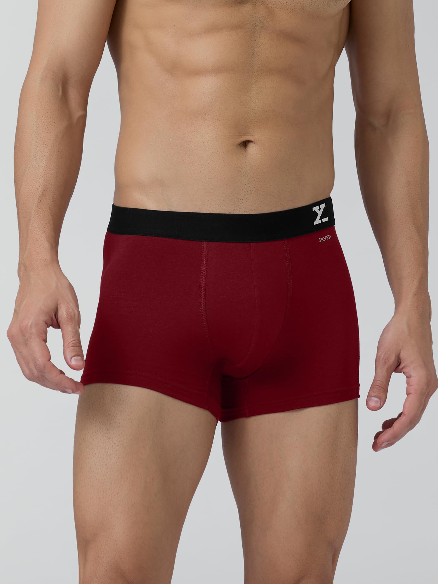XYXX Men's Cotton Trunks - Black - Image 2
