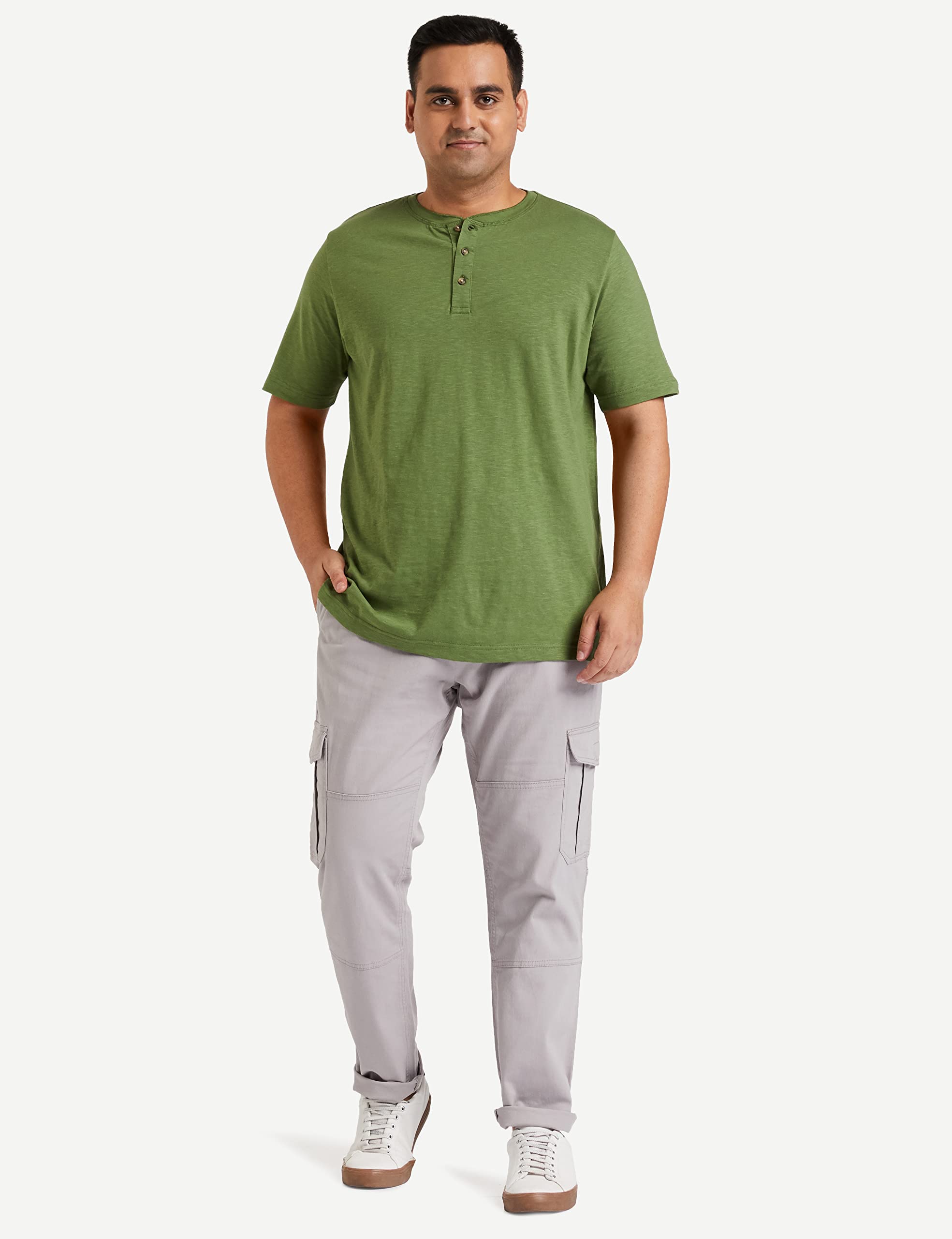 Symbol Men Stretchable Low Rise Cargo Pants - Image 5