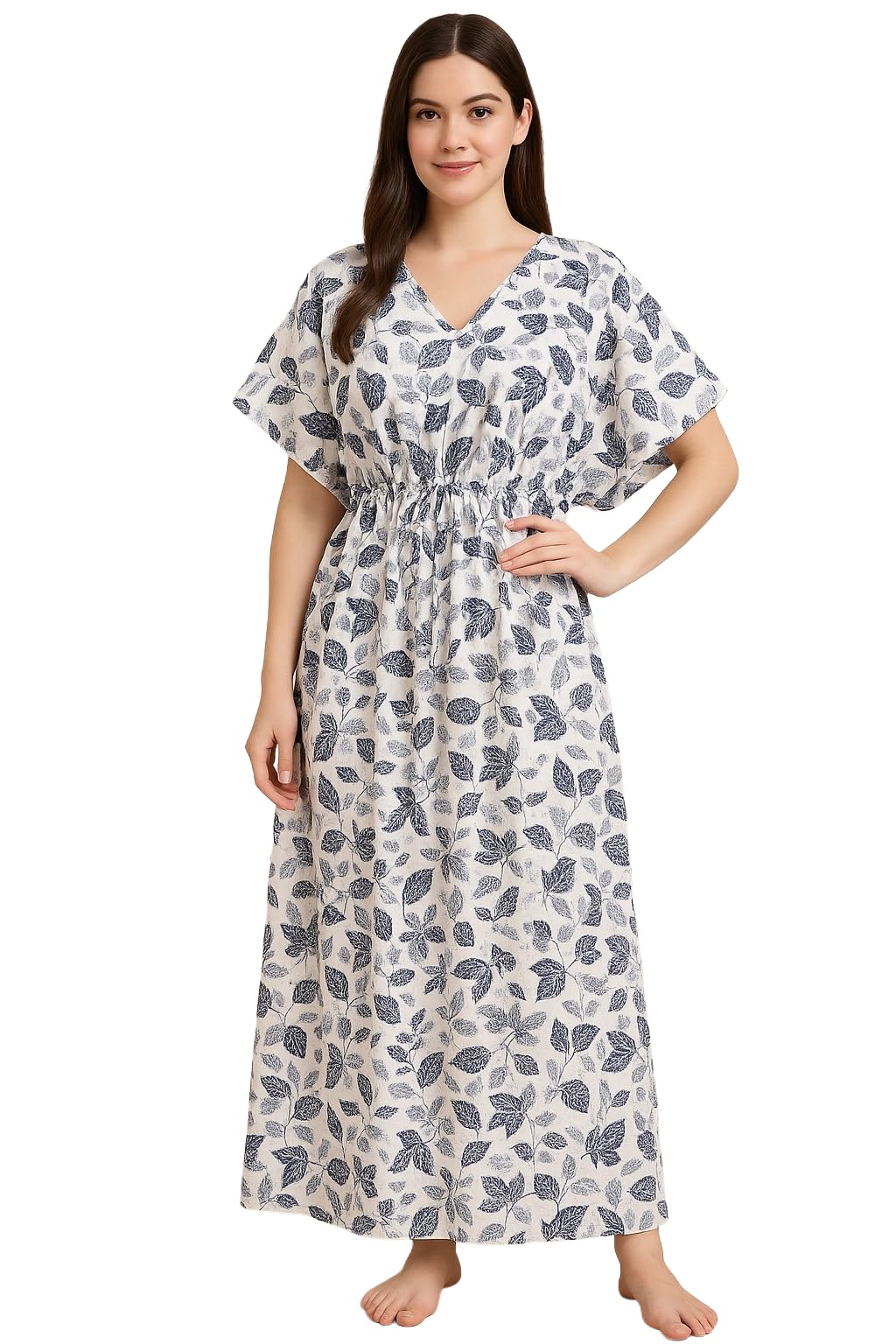 Bahumaan Cotton Kaftan Nighty for Women