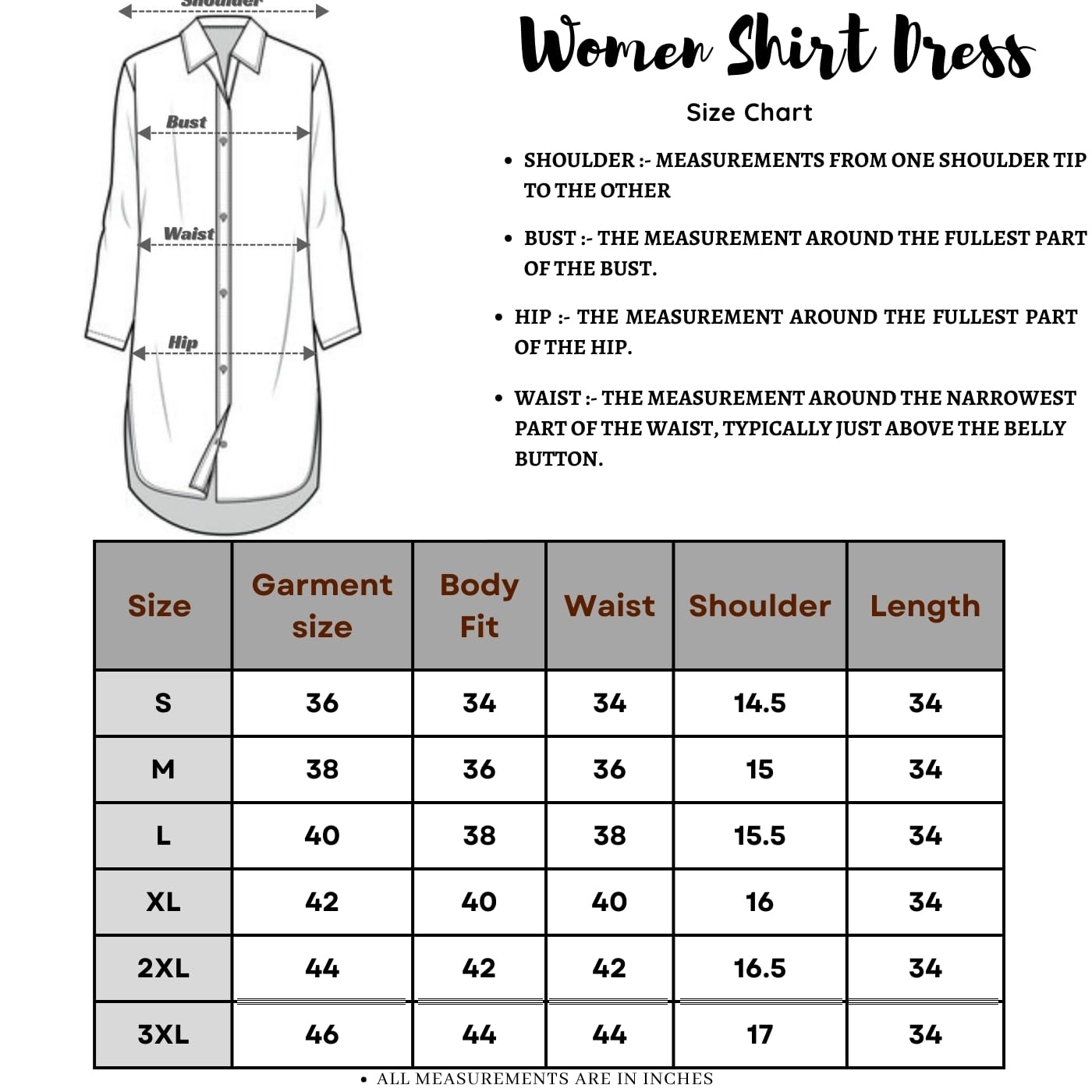 Peach Rayon Shirt Dress for Women - Image 4