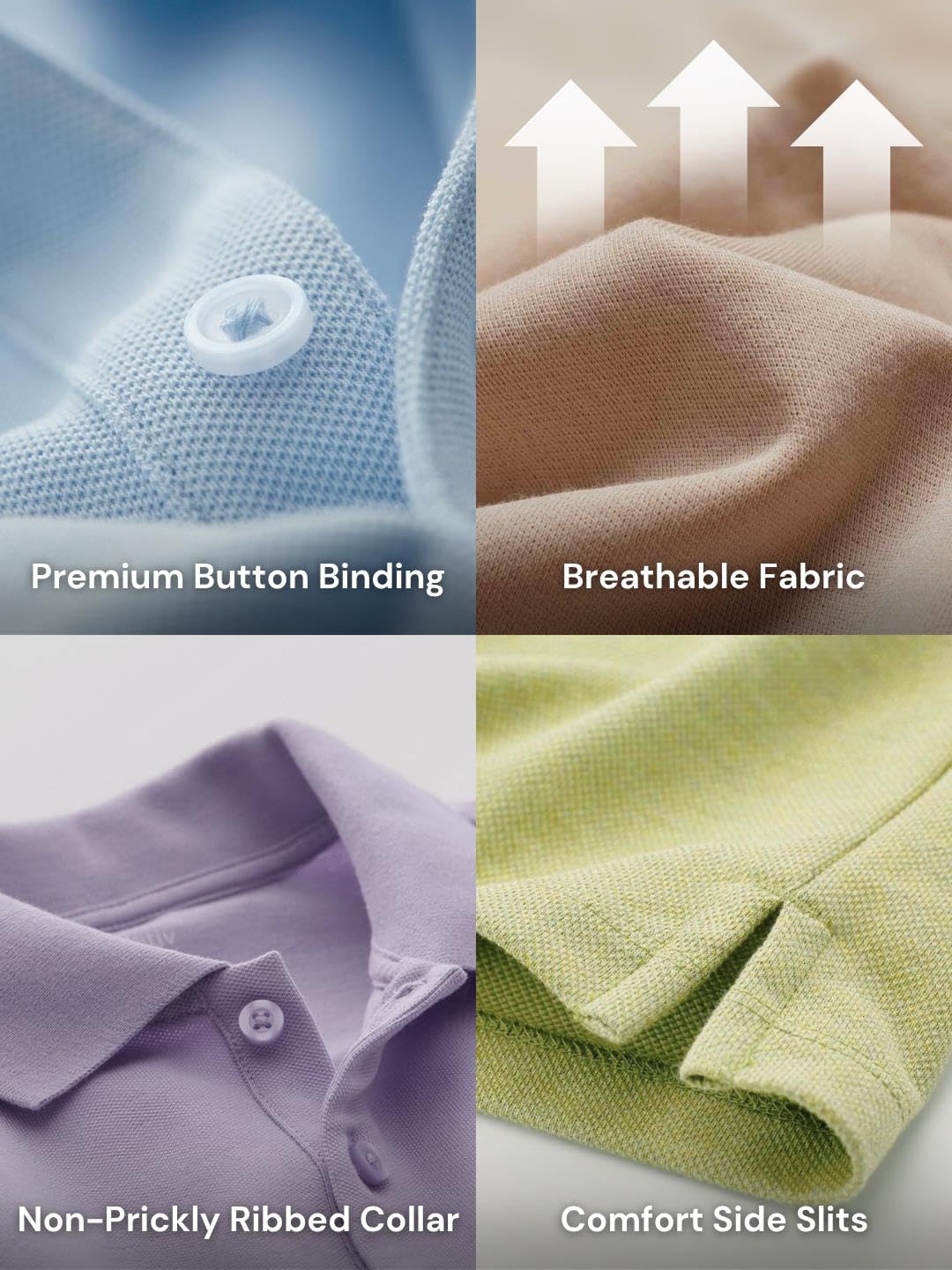 Nobero Men Polo T-Shirt - Aqua Blue Cotton - Image 4